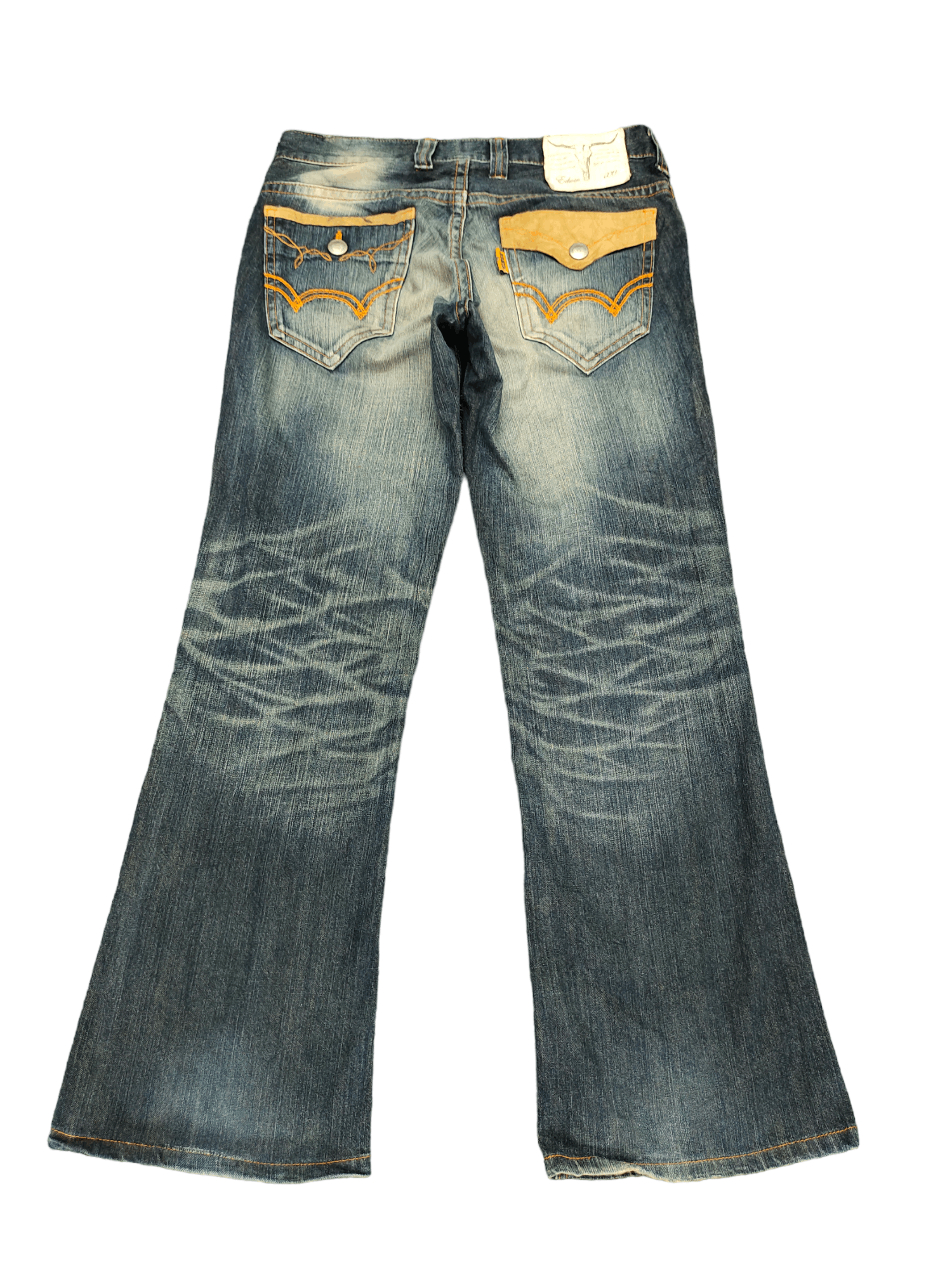 image of Flare Jeans Edwin 421Xvs Navajo Design Denim Jeans Bootcut, Men's (Size 32)