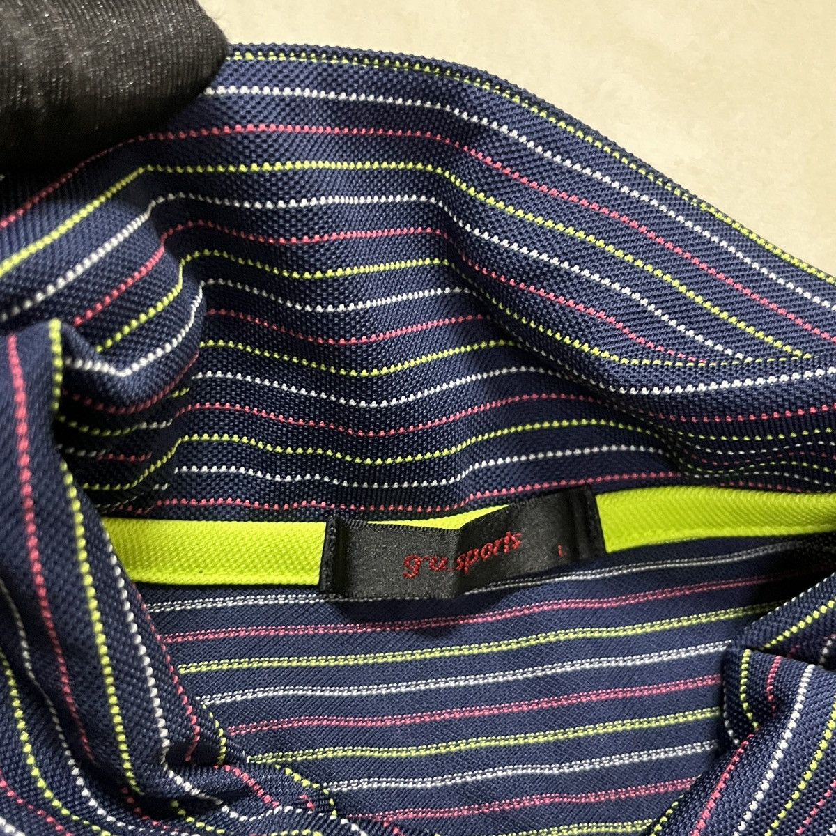 All Sport × GU × Japanese Brand GU Japan Easy Dry Stripes Polo Jersey Shirt Size US M / EU 48-50 / 2 - 4 Thumbnail
