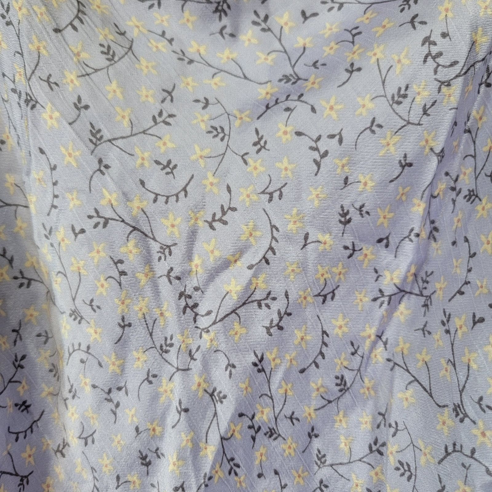 Zara Zara Purple Floral Satin Y2K Slip Dress Size Small Size S / US 4 / IT 40 - 4 Thumbnail
