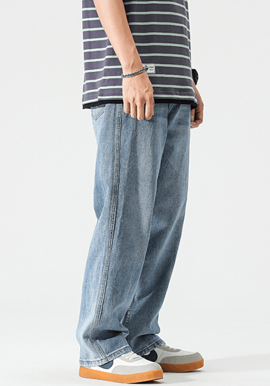 Japanese Brand × Jean Japanese trendy straight retro casual versatile jeans Size US 32 / EU 48 - 2 Thumbnail