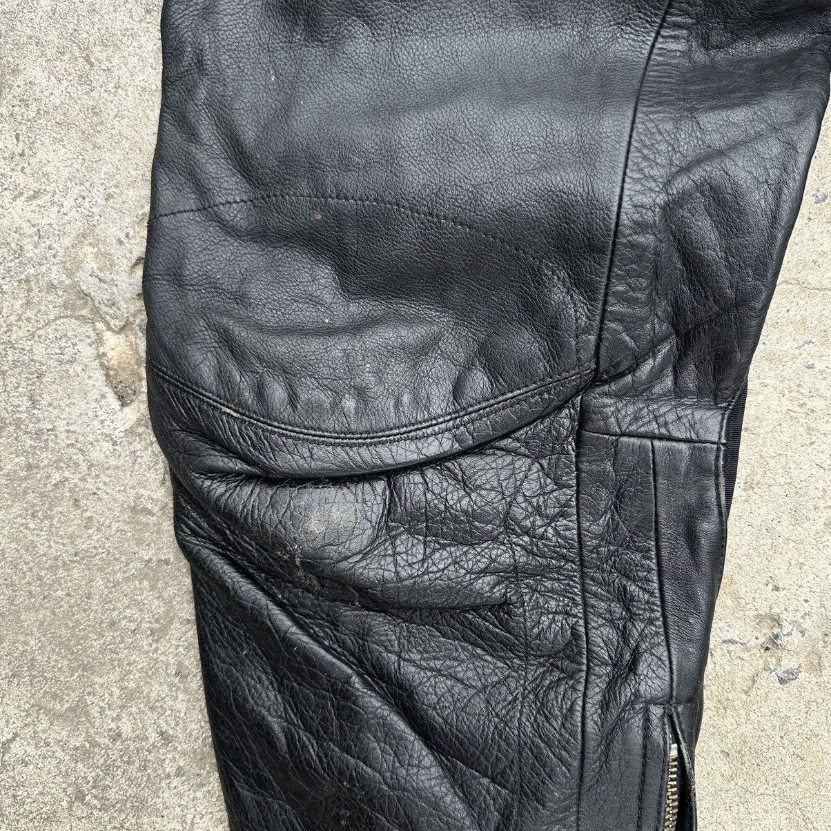 Leather × Vintage Vintage Moto Leather Pants Size 34 Style USA 00s Size US 34 / EU 50 - 4 Thumbnail