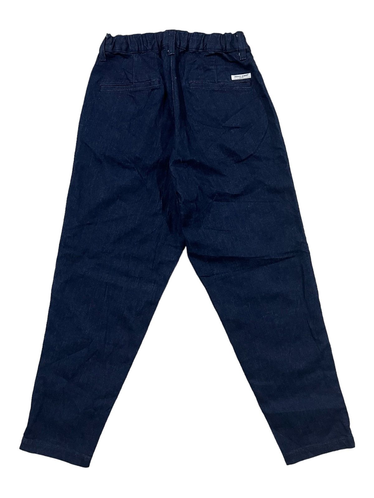 Evisu × Indigo × KOJIMA GENES Kojima Genes 🇯🇵 Denim Works Indigo 11oz Drawstring Easy Pants Size US 30 / EU 46 - 4 Thumbnail