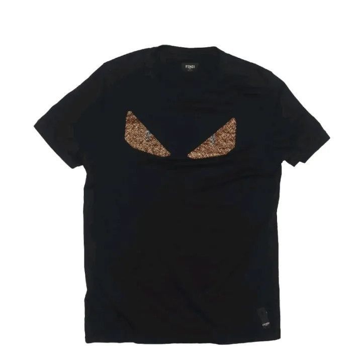 Fendi Fendi Casual Black T-shirt -2507 Size US L / EU 52-54 / 3 - 1 Thumbnail