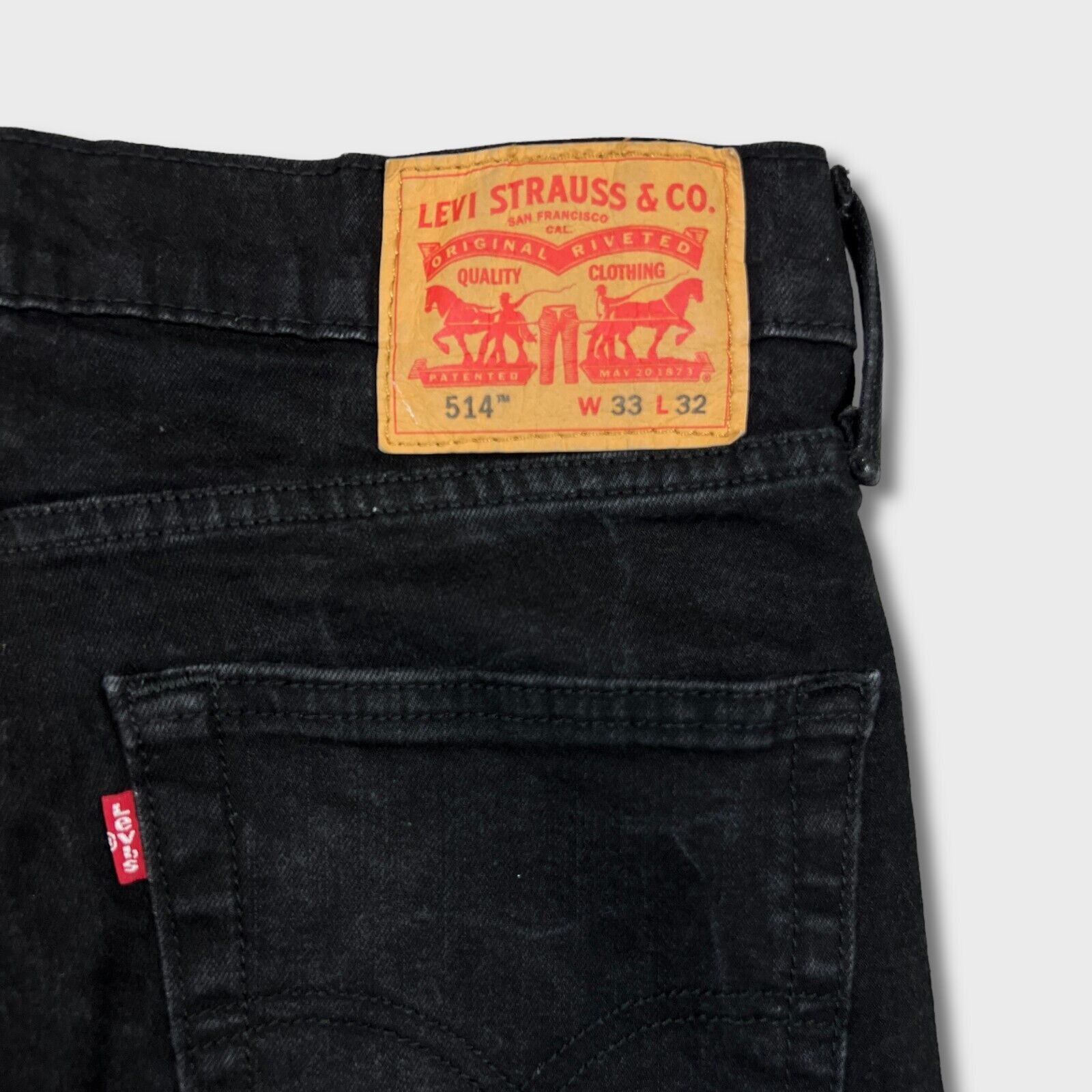 Levi's × Vintage Levi's 514 Jeans 33x31 Straight Fit American Denim Pants Size US 33 - 6 Thumbnail