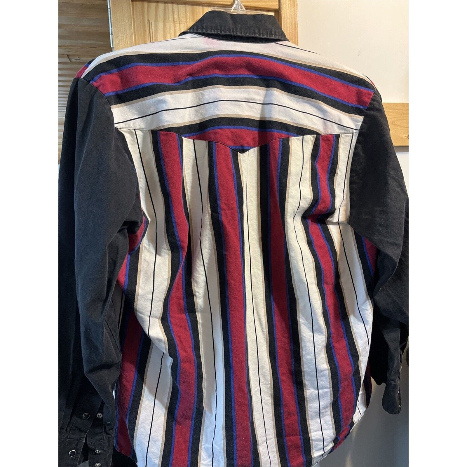 Roper Roper Sport VTG Men’s L Red Striped Pearl Snap Western Shirt Size US L / EU 52-54 / 3 - 10 Thumbnail