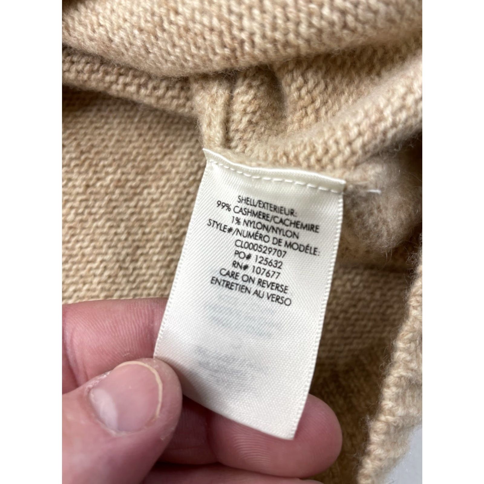 Alice + Olivia Alice + Olivia Classics Cashmere Blend Turtleneck Knit Crop Sweater Womens Small Size S / US 4 / IT 40 - 6 Thumbnail