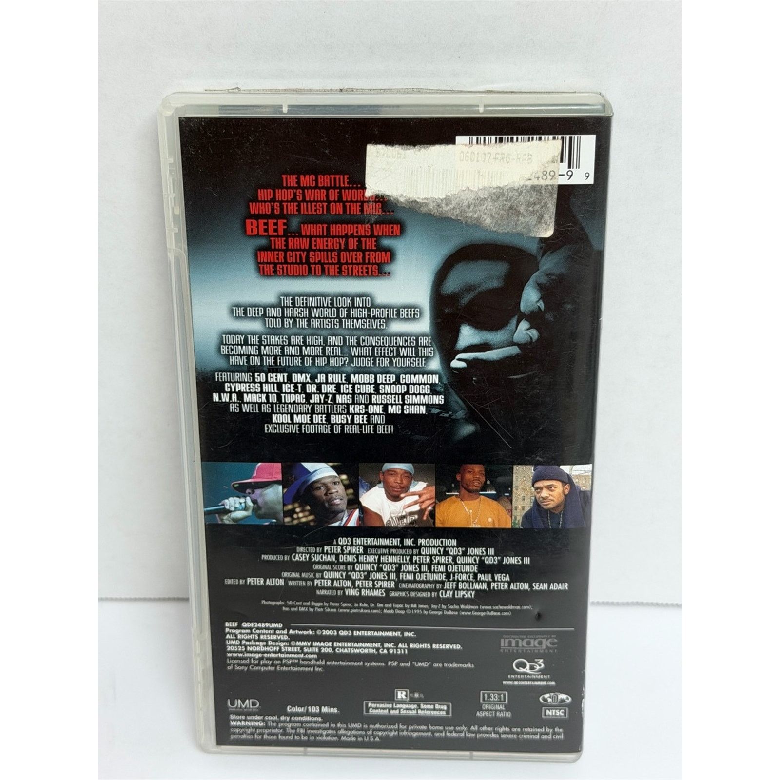 Other Beef (UMD-Movie, 2005) Works Sony Playstation Portable PSP Size ONE SIZE - 2 Thumbnail
