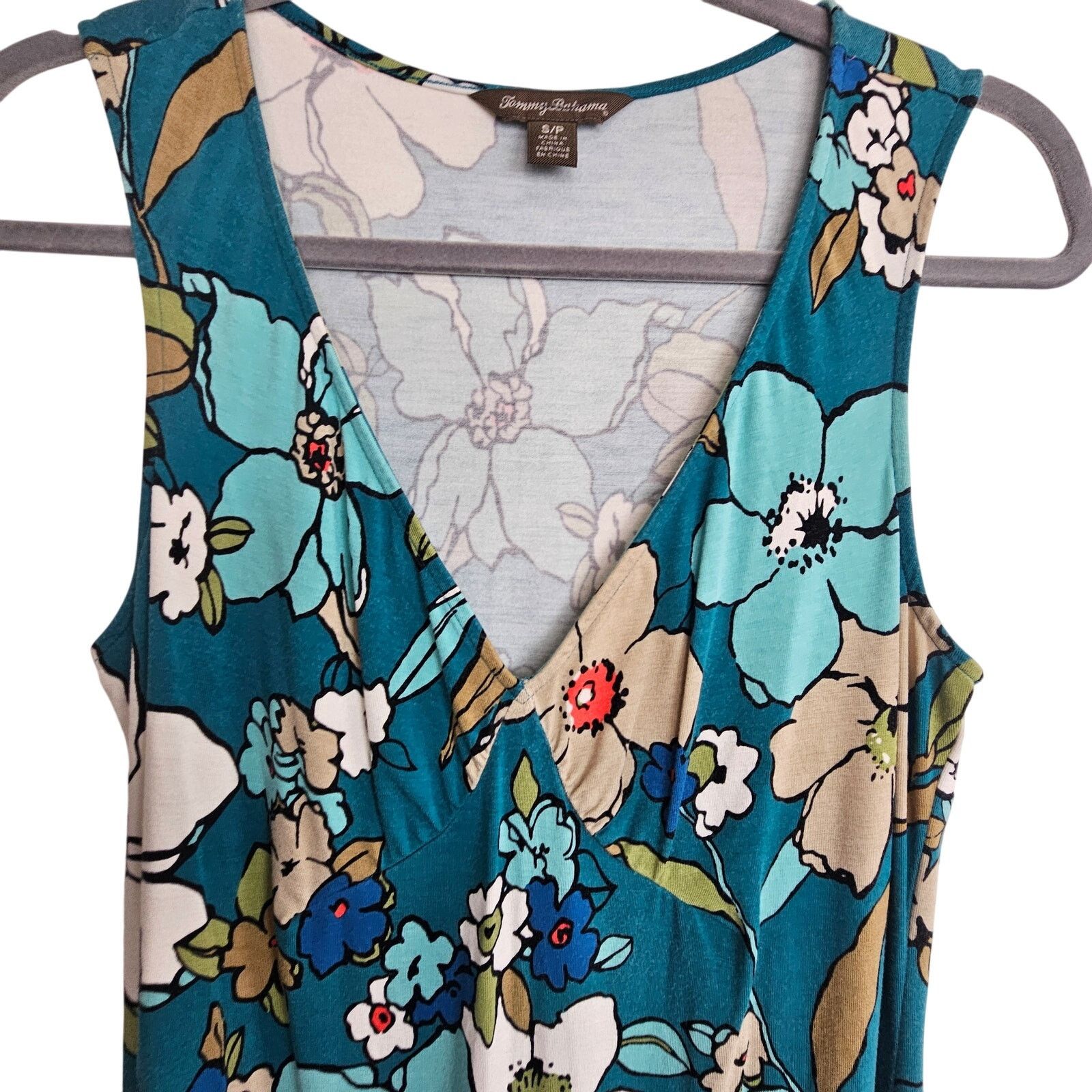 Tommy Bahama Tommy Bahama Womens Floral Dress Sz S Stretch Beach Vacation Size S / US 4 / IT 40 - 2 Thumbnail