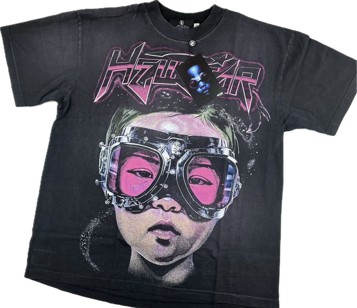 image of Hellstar The Future T-Shirt in Black, Men's (Size Large)