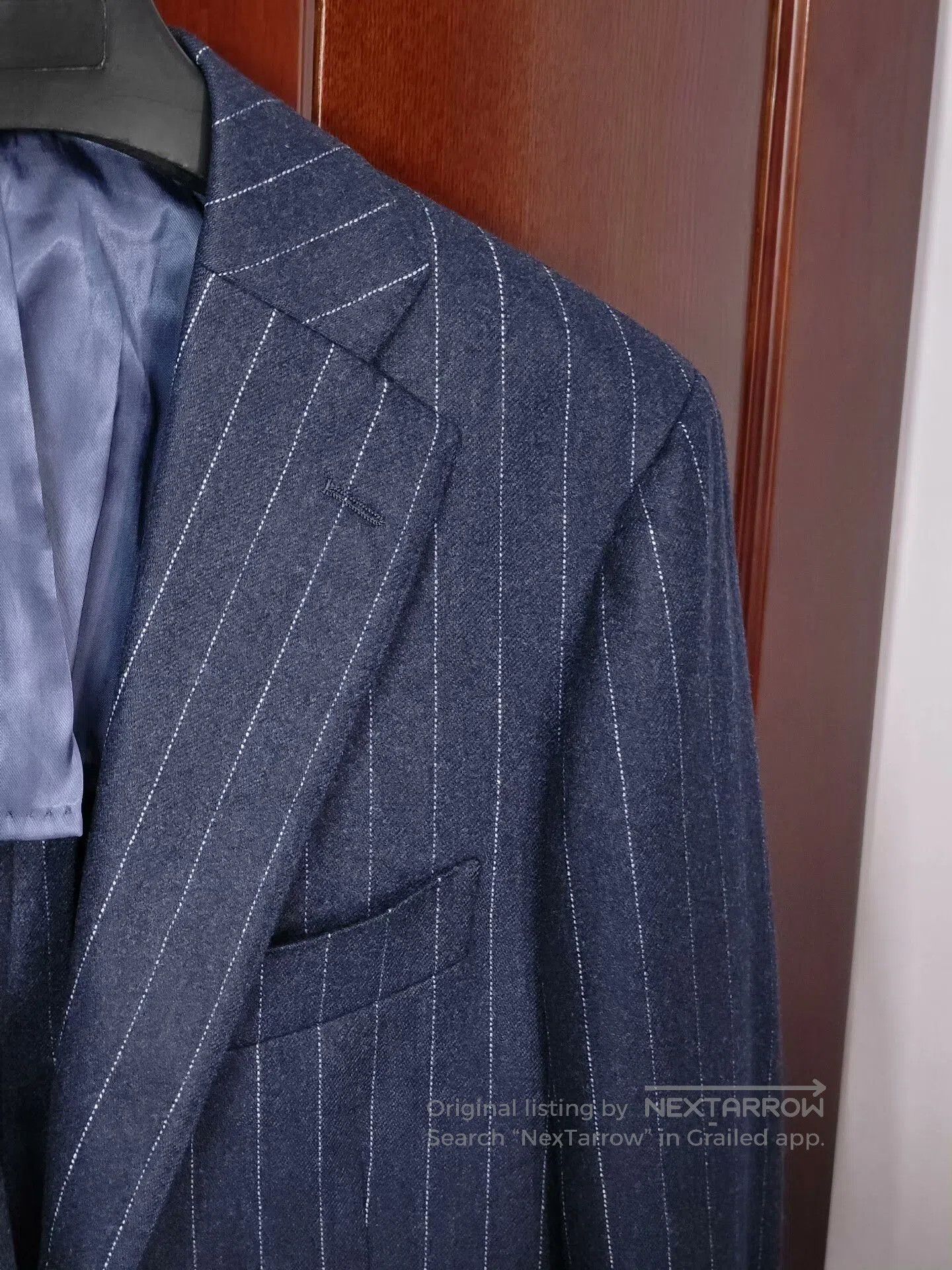 Ring Jacket Italian VBC Wool Blazer with Stripes. Size US M / EU 48-50 / 2 - 2 Thumbnail