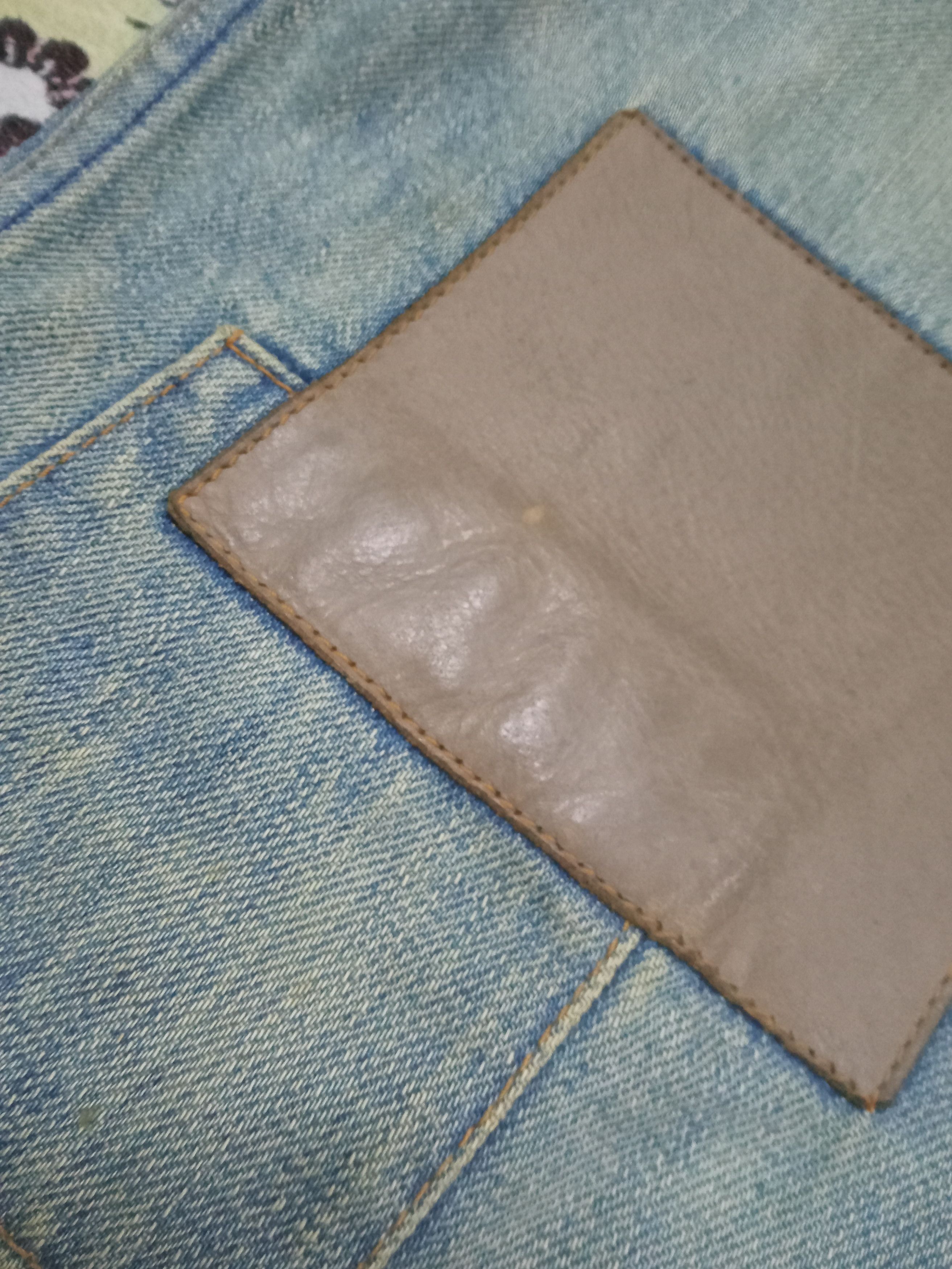 Levi's Vintage Levi's 505 Rare Special Edition Leather Patch Jeans Size US 30 / EU 46 - 10 Thumbnail