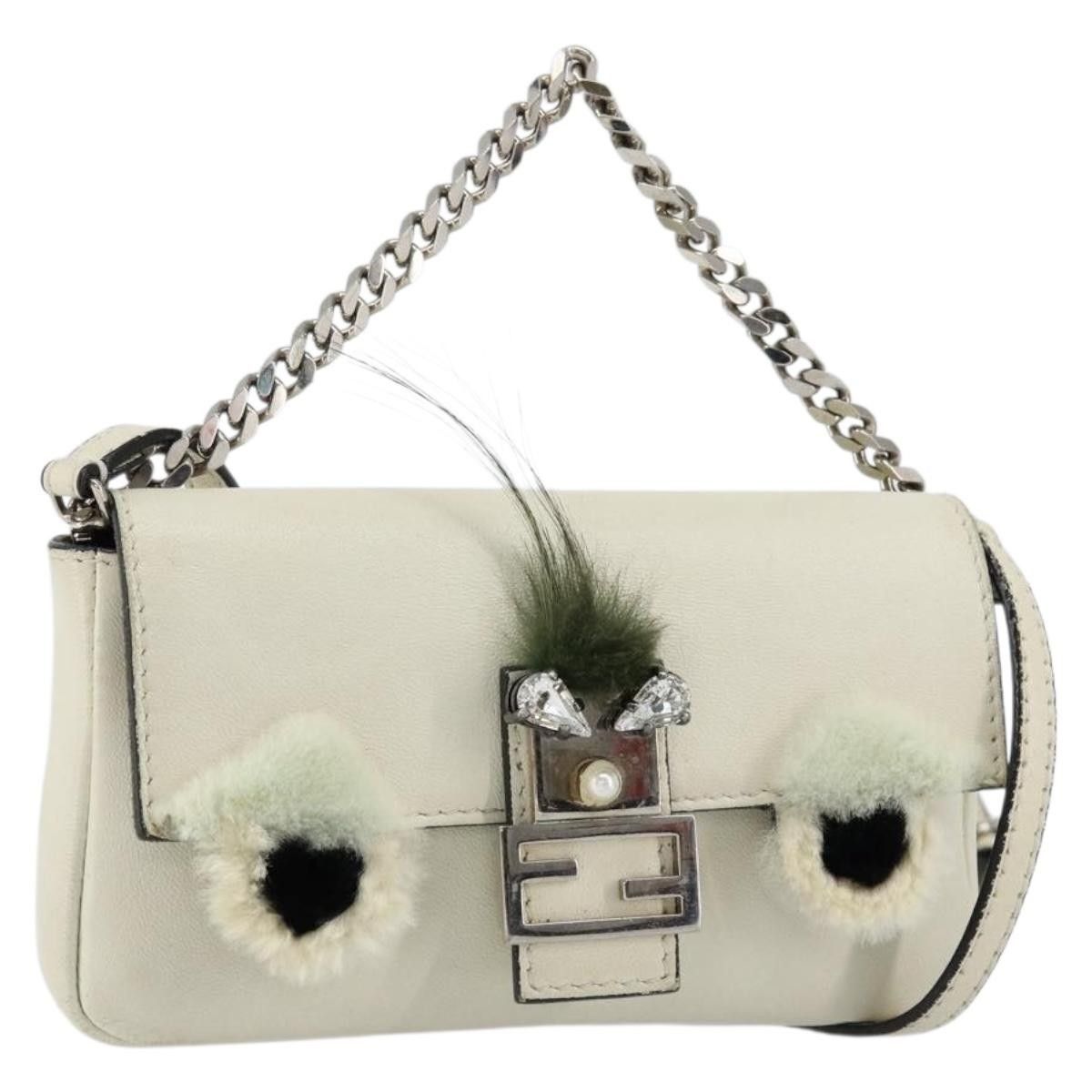 Fendi Fendi Monster Baguette Leather Size ONE SIZE - 1 Thumbnail