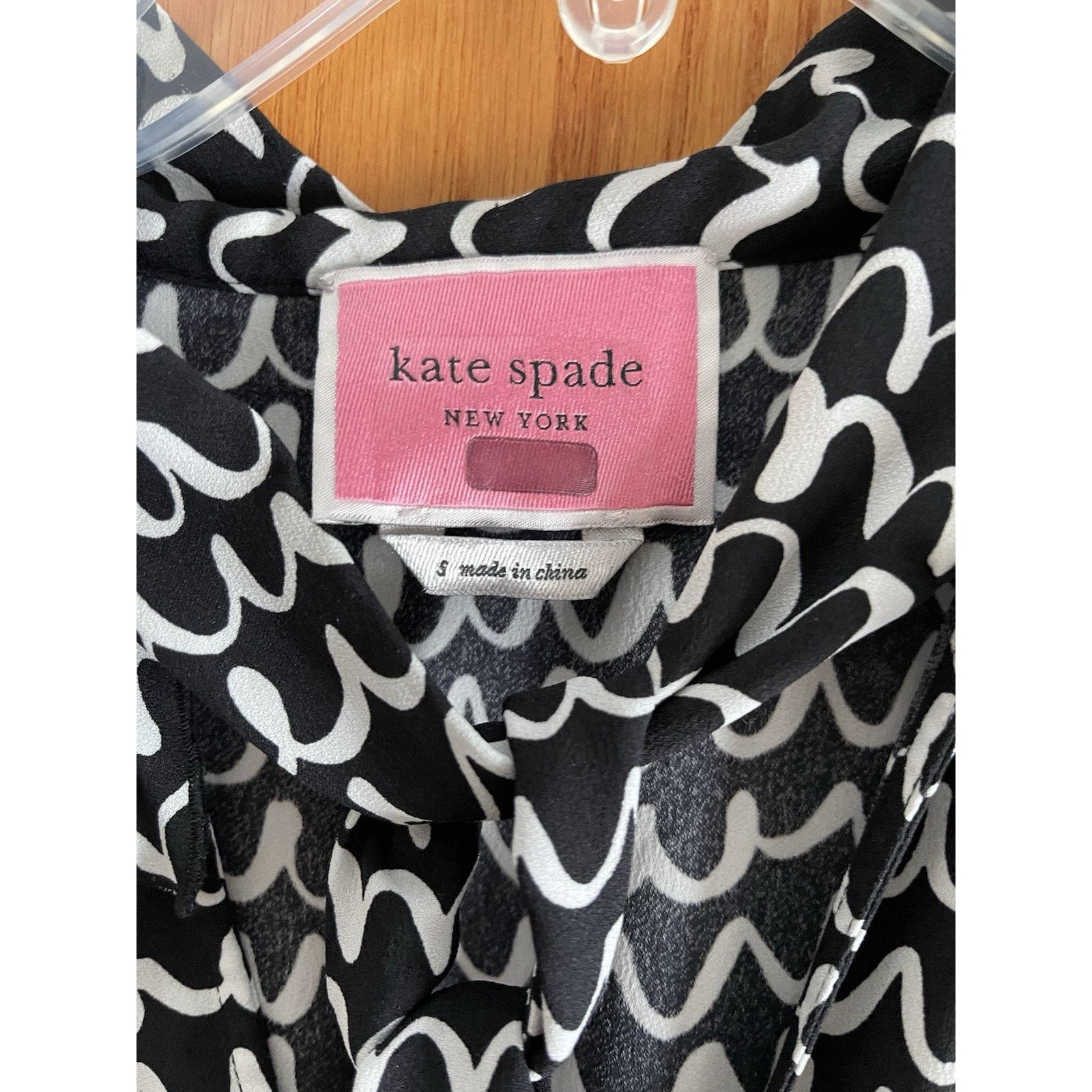 Kate Spade Kate Spade Women's Black Pop Scallop Crepe Mini Dress S $348 Size S / US 4 / IT 40 - 4 Thumbnail