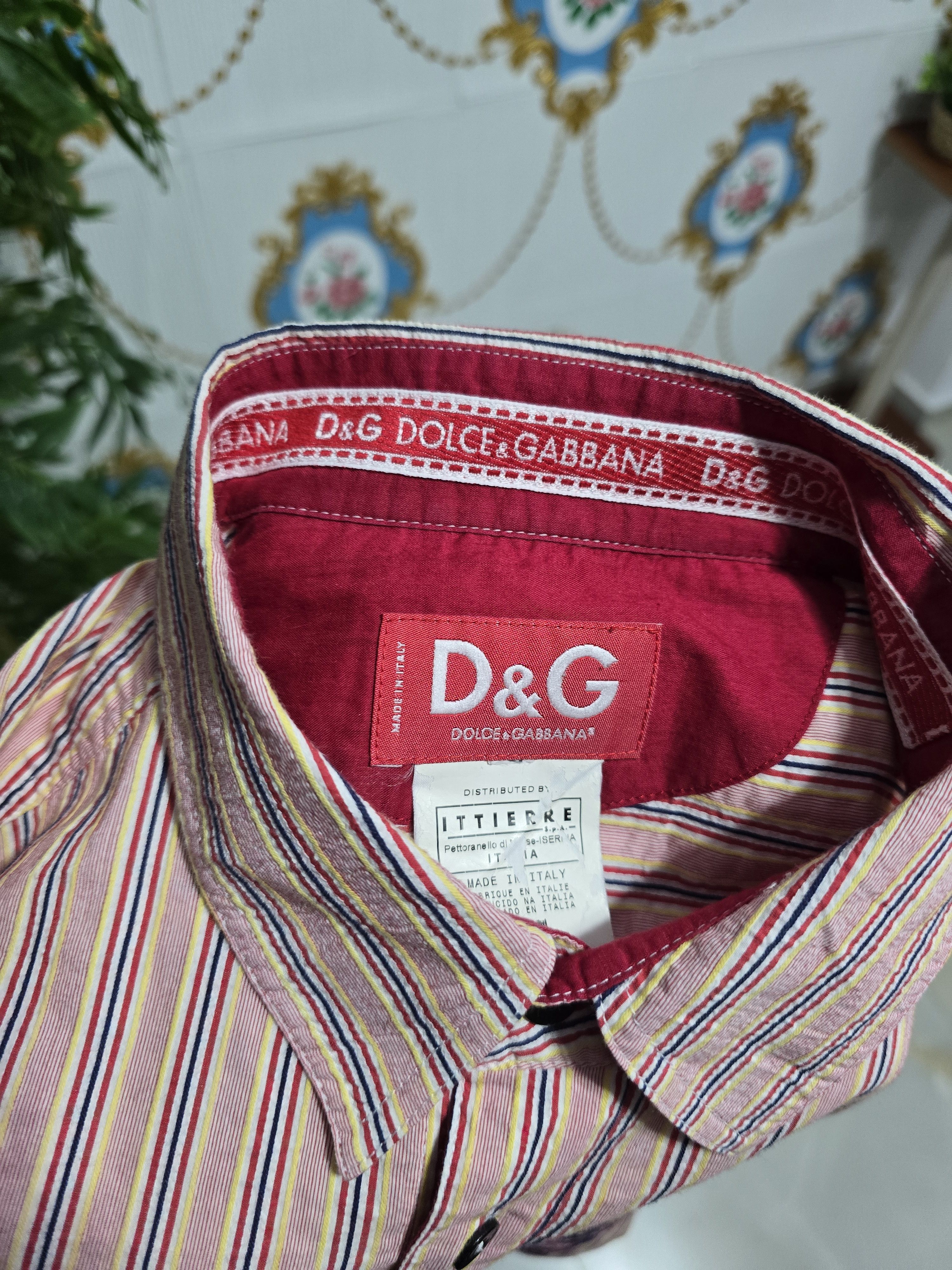 Dolce & Gabbana × Vintage DOLCE & GABBANA shirt Men VINTAGE 2000' RARE MEDIUM Size US M / EU 48-50 / 2 - 15 Thumbnail