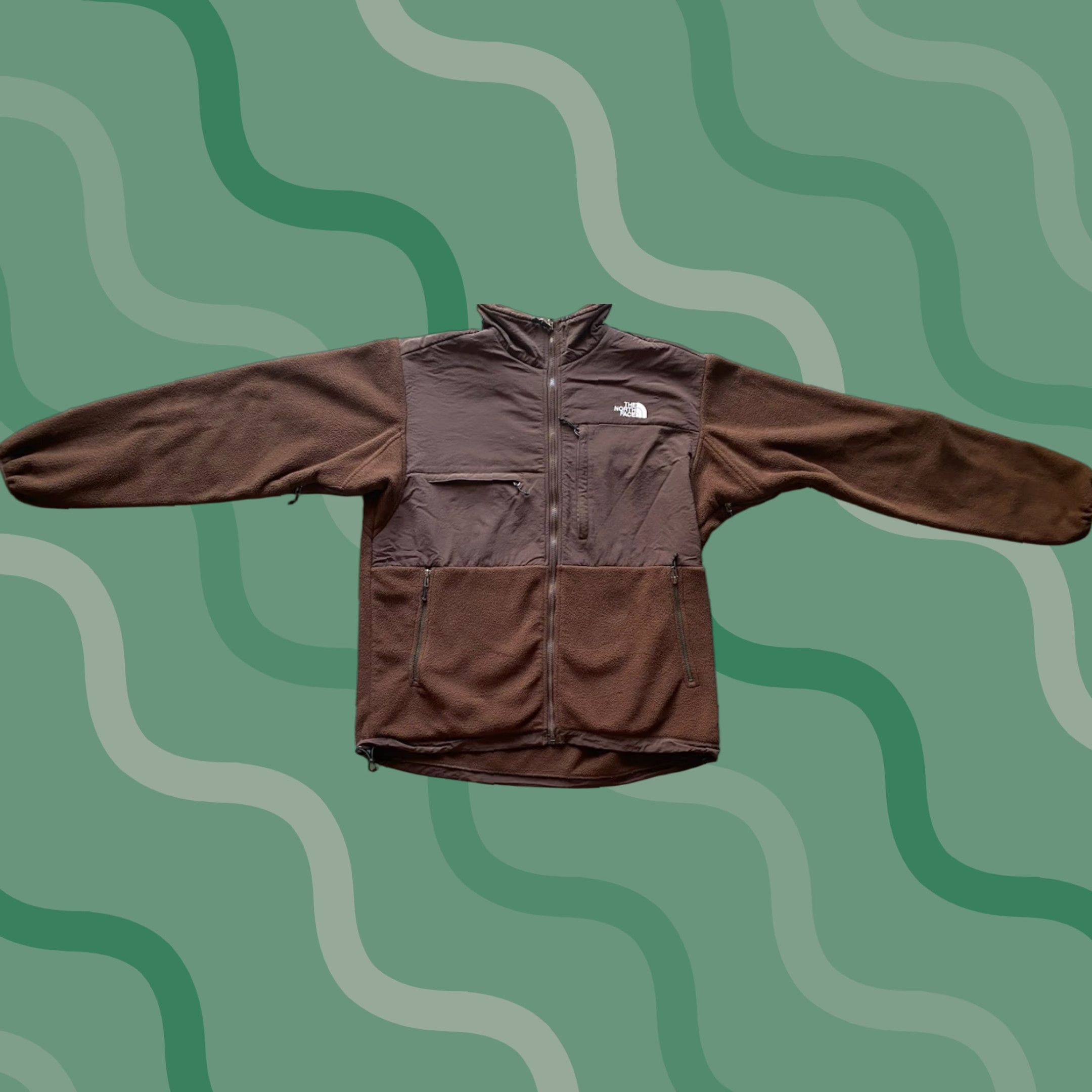 The North Face The North Face Jacket Men XL Brown Full Zip Polartec Pockets Size US XL / EU 56 / 4 - 1 Thumbnail