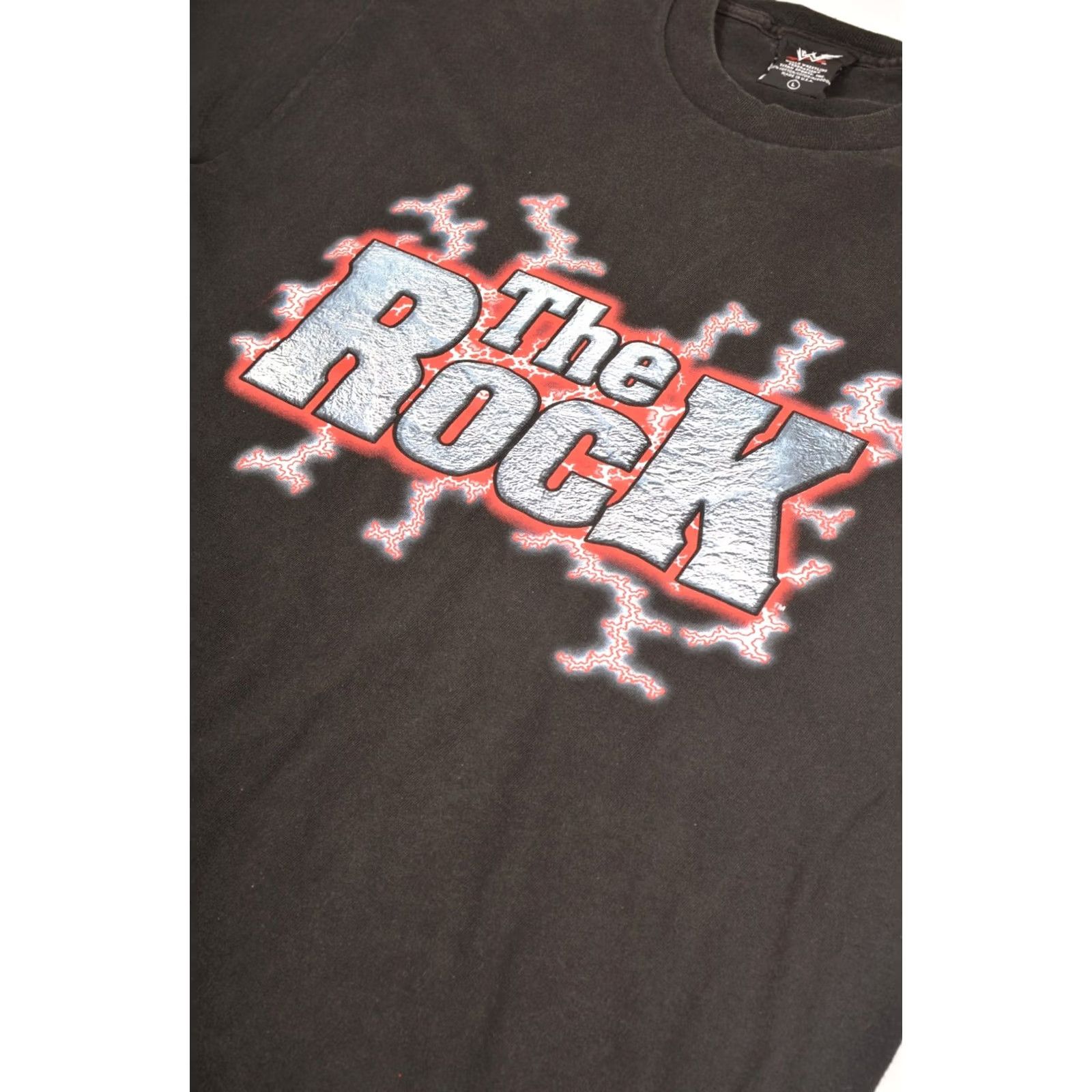 Vintage WWF The Rock The Most Electrifying Man VTG 1998 Wrestling T-Shirt Made in USA L Black Mens USA 1990s T-Shirt Size US L / EU 52-54 / 3 - 2 Thumbnail
