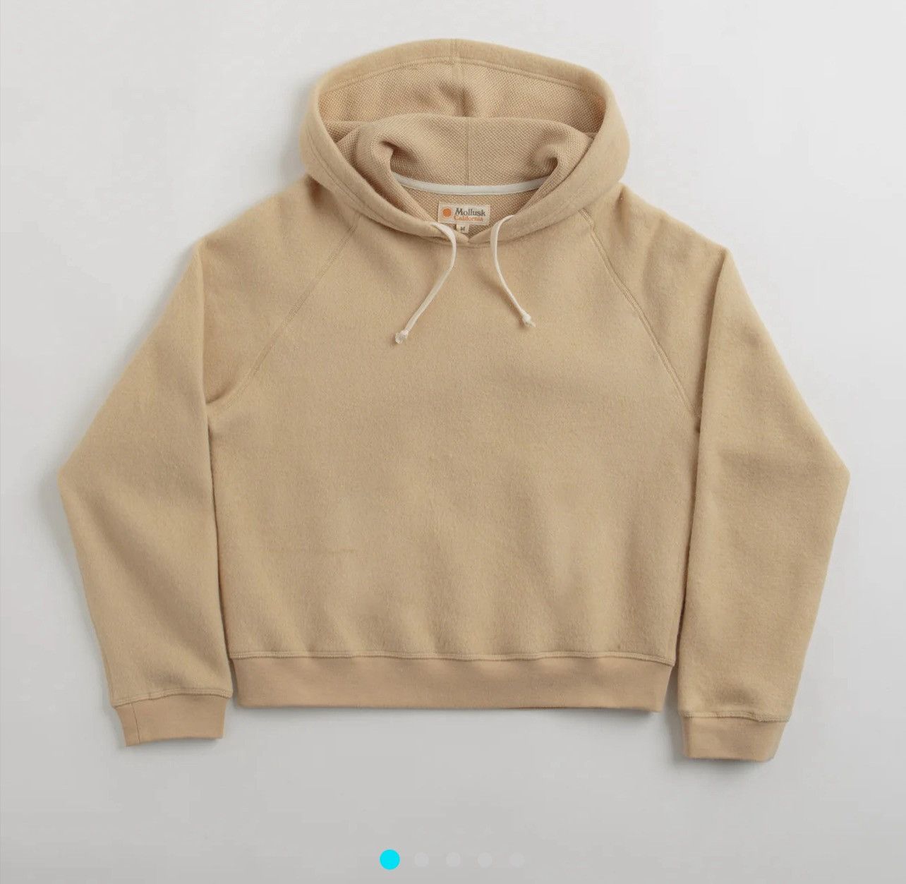 Mollusk Mollusk Sherpa Fleece Hoodie Beige Raglan Surf Sweatshirt L Size L / US 10 / IT 46 - 1 Thumbnail