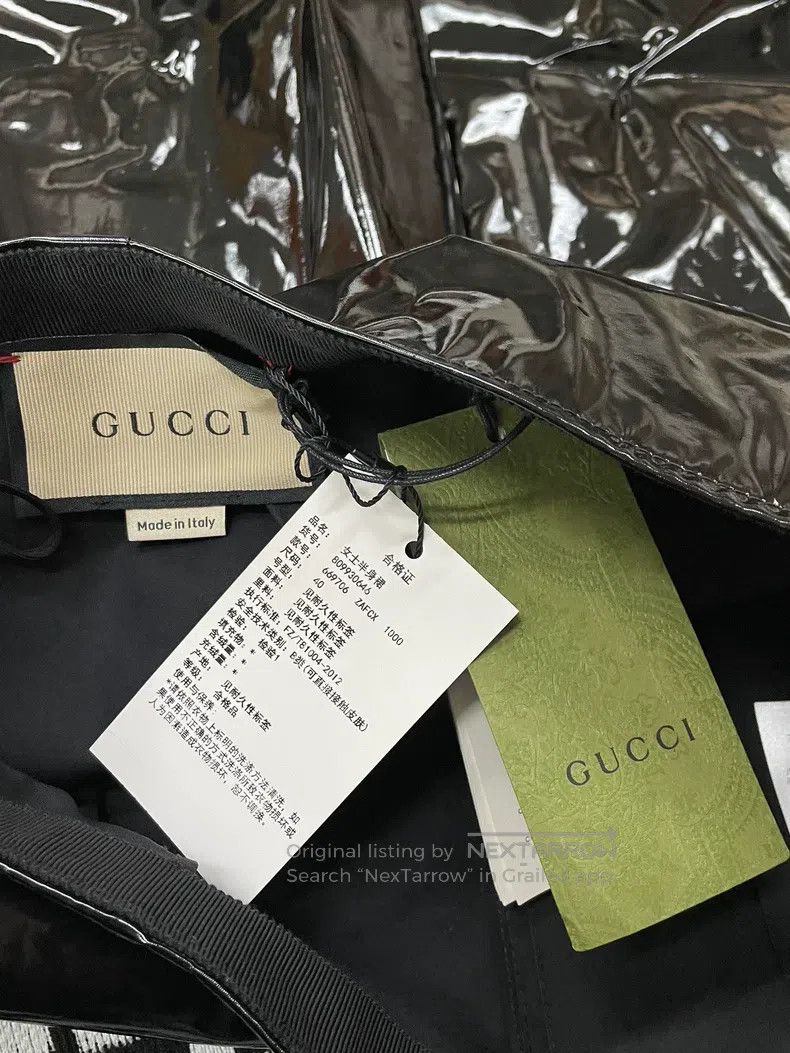 Gucci Gucci Black patent leather skirt Size 26" / US 2 / IT 38 - 4 Thumbnail