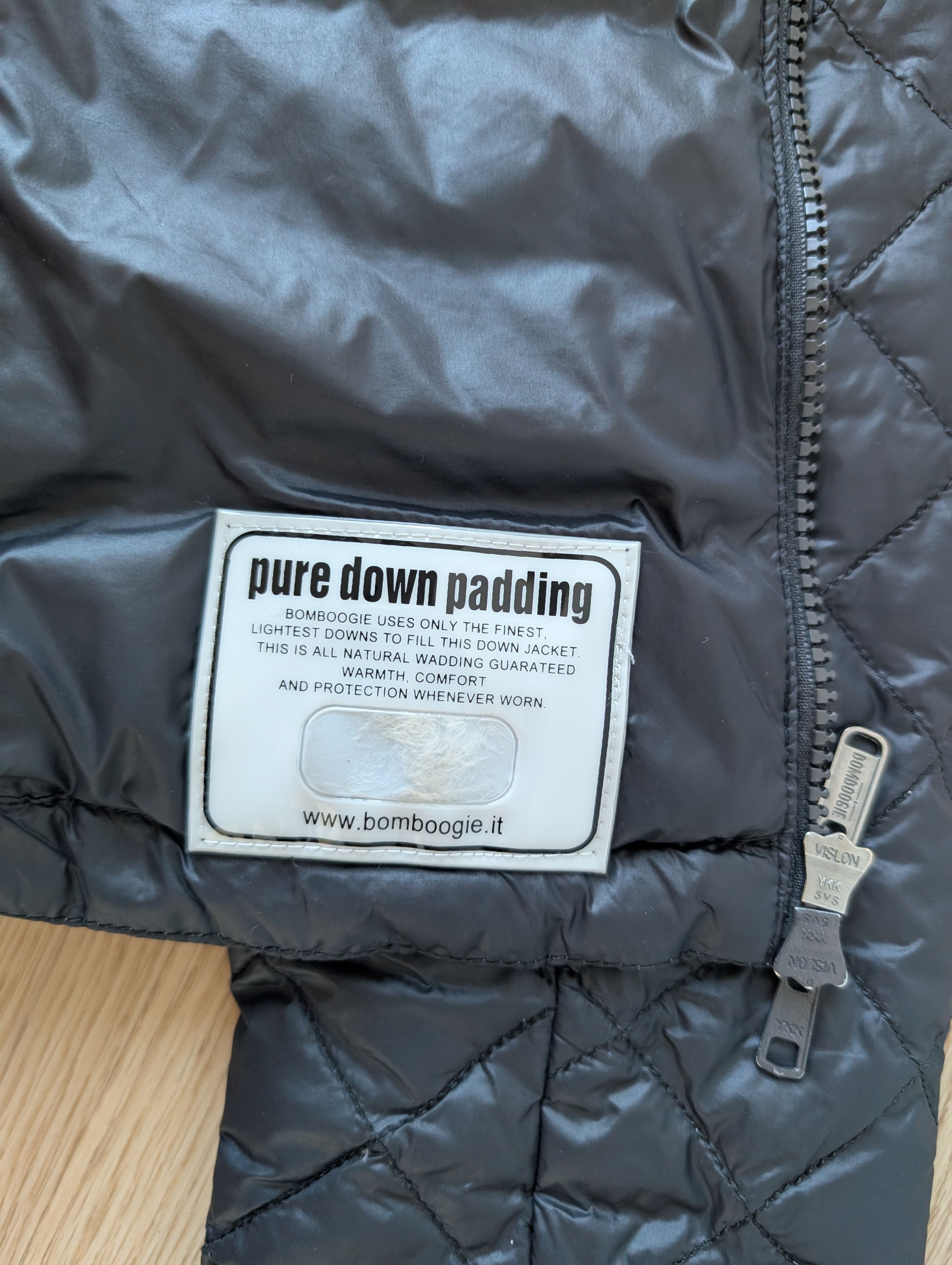 Bomboogie Bomboogie Pure Down Nylon Puffer Lightweight Jacket Quilted Size L / US 10 / IT 46 - 6 Thumbnail