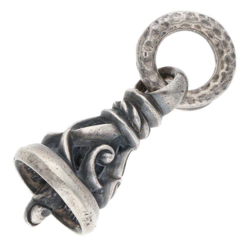 Chrome Hearts × LONE ONES Crane Bell Pendant Leather Necklace
