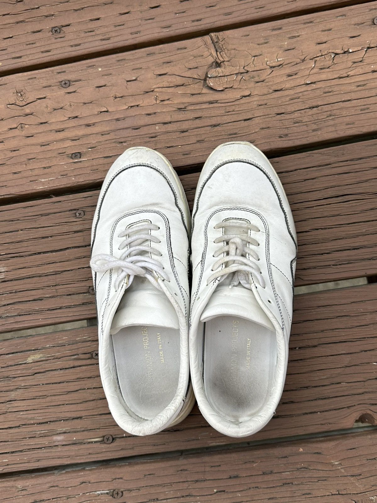 Common Projects RARE GRAIL Common Projects white leather bball low size 40 Size US 8 / EU 41 - 5 Thumbnail