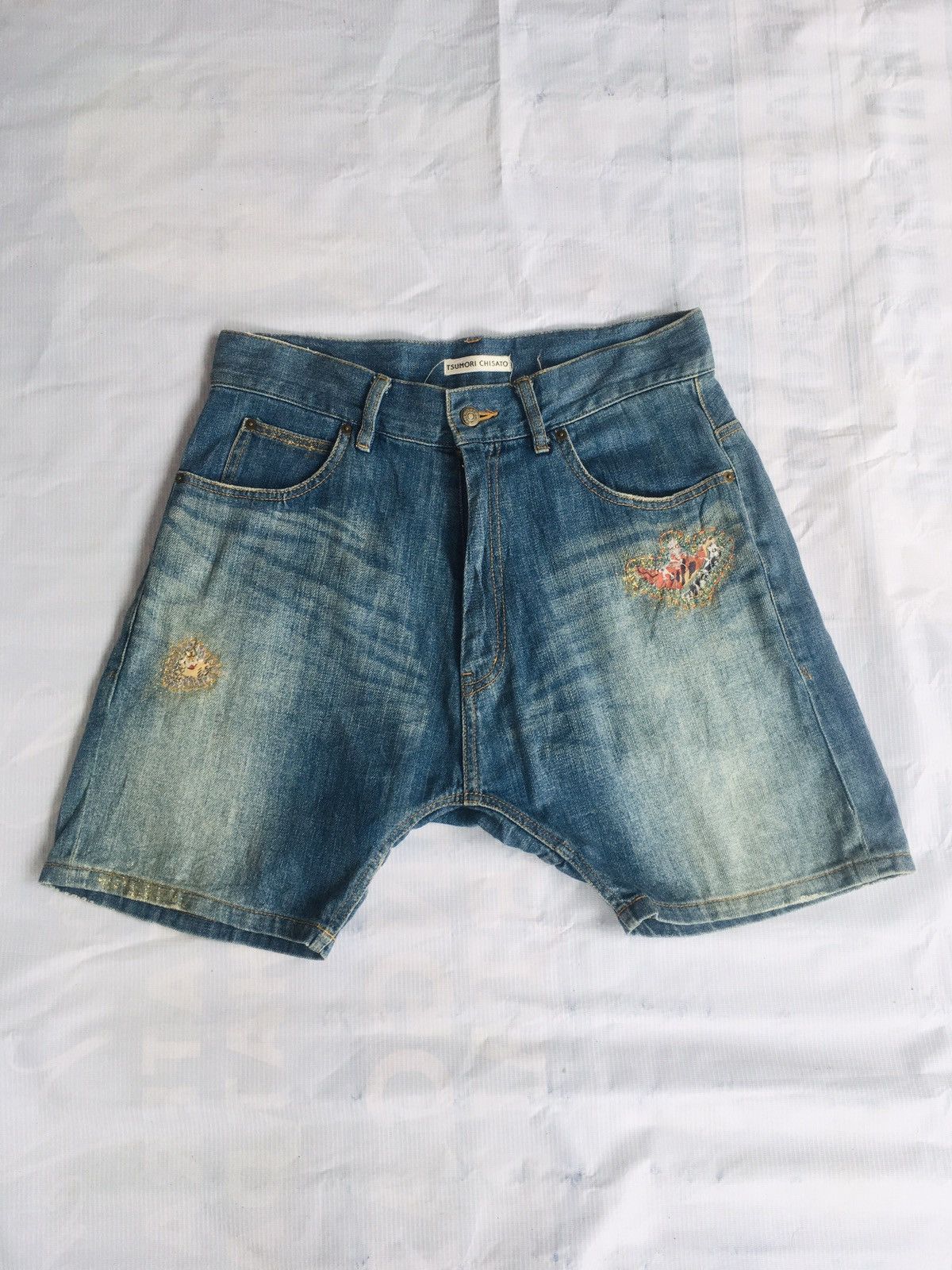 image of Short Pants Denim Tsumori Chisato By Issey Miyake, Men's (Size 32)
