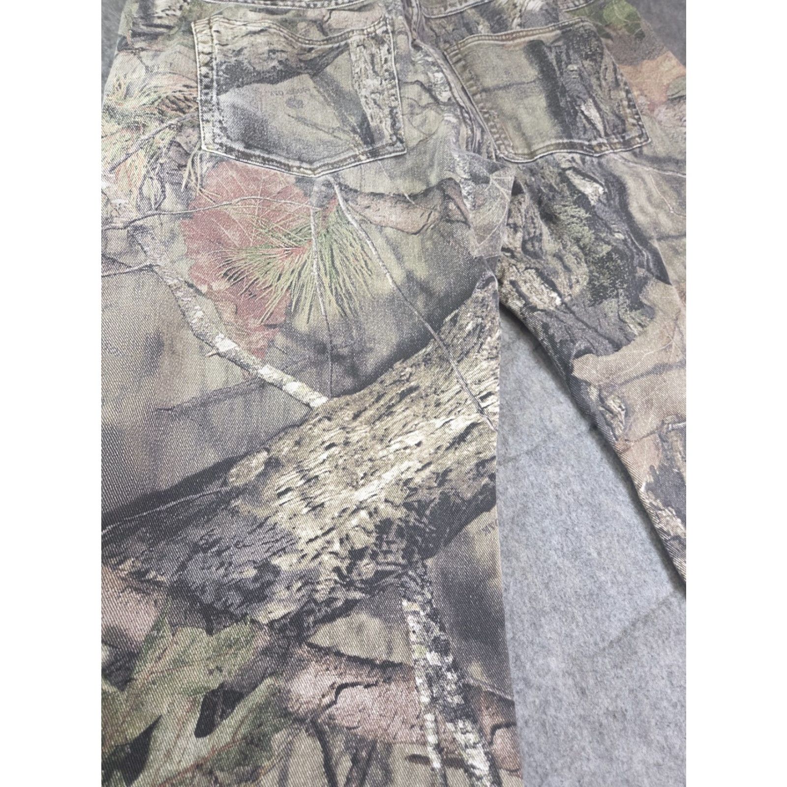Vintage Mossy Oak Jeans Men 36 Denim Camouflage Movement USA Cargo Pocket Straight 27 Inseam Regular Size 36x27 Size US 36 / EU 52 - 5 Thumbnail