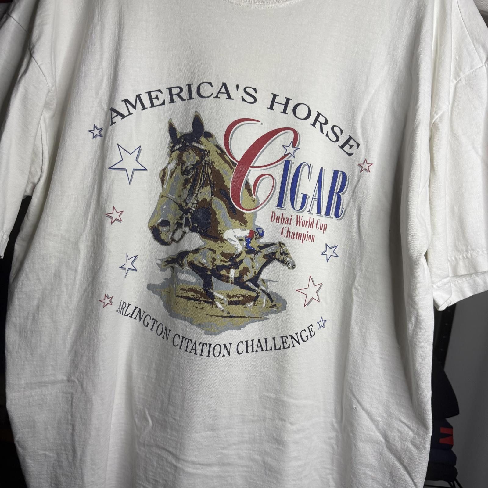 Other Vintage Cigar Dubai World Cup Champion T-Shirt Size US XL / EU 56 / 4 - 2 Thumbnail