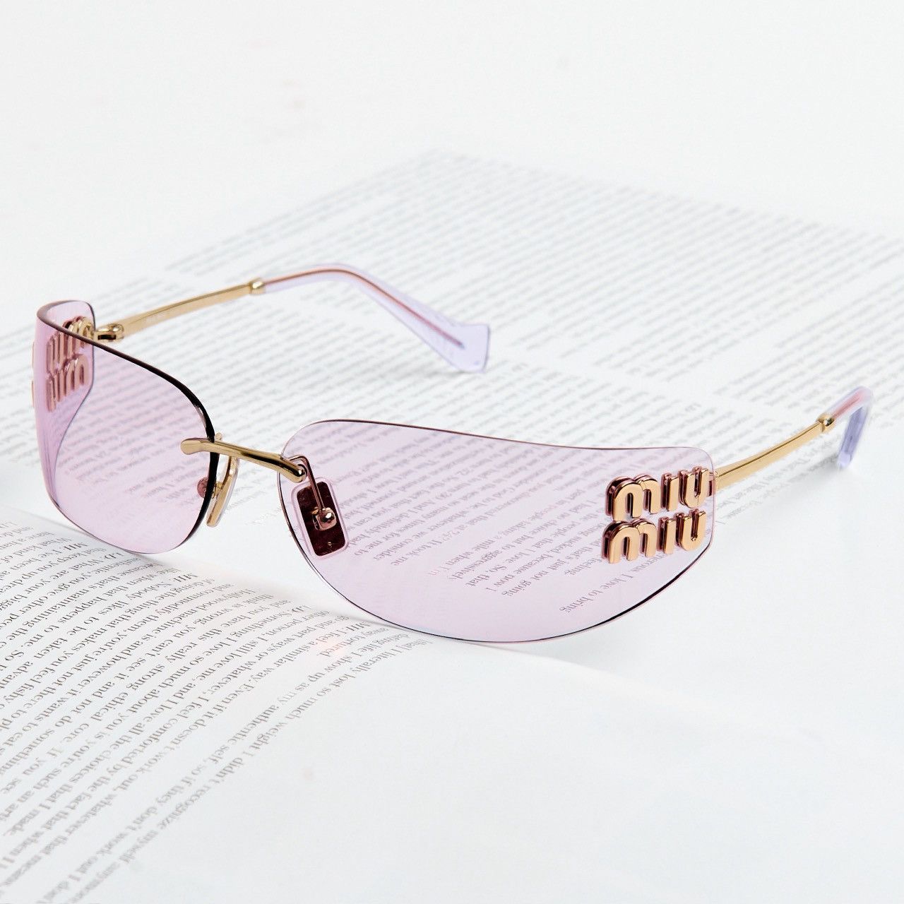 Miu Miu MIU MIU 0MU A51S ZVN90O SUNGLASSES Size ONE SIZE - 2 Thumbnail
