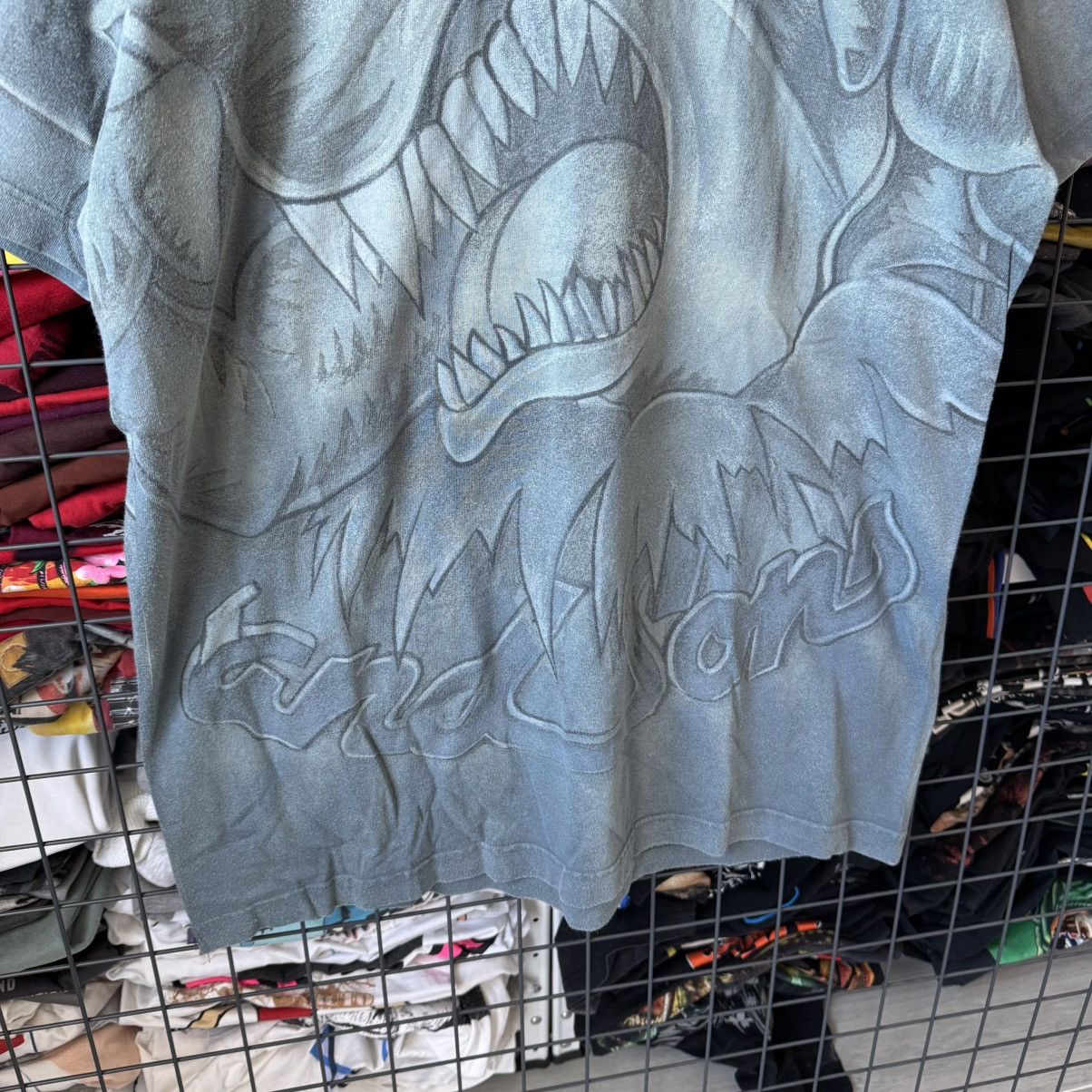 Vintage Vintage 90s Maui and Sons AOP Mosquitohead T-shirt Size US L / EU 52-54 / 3 - 6 Thumbnail