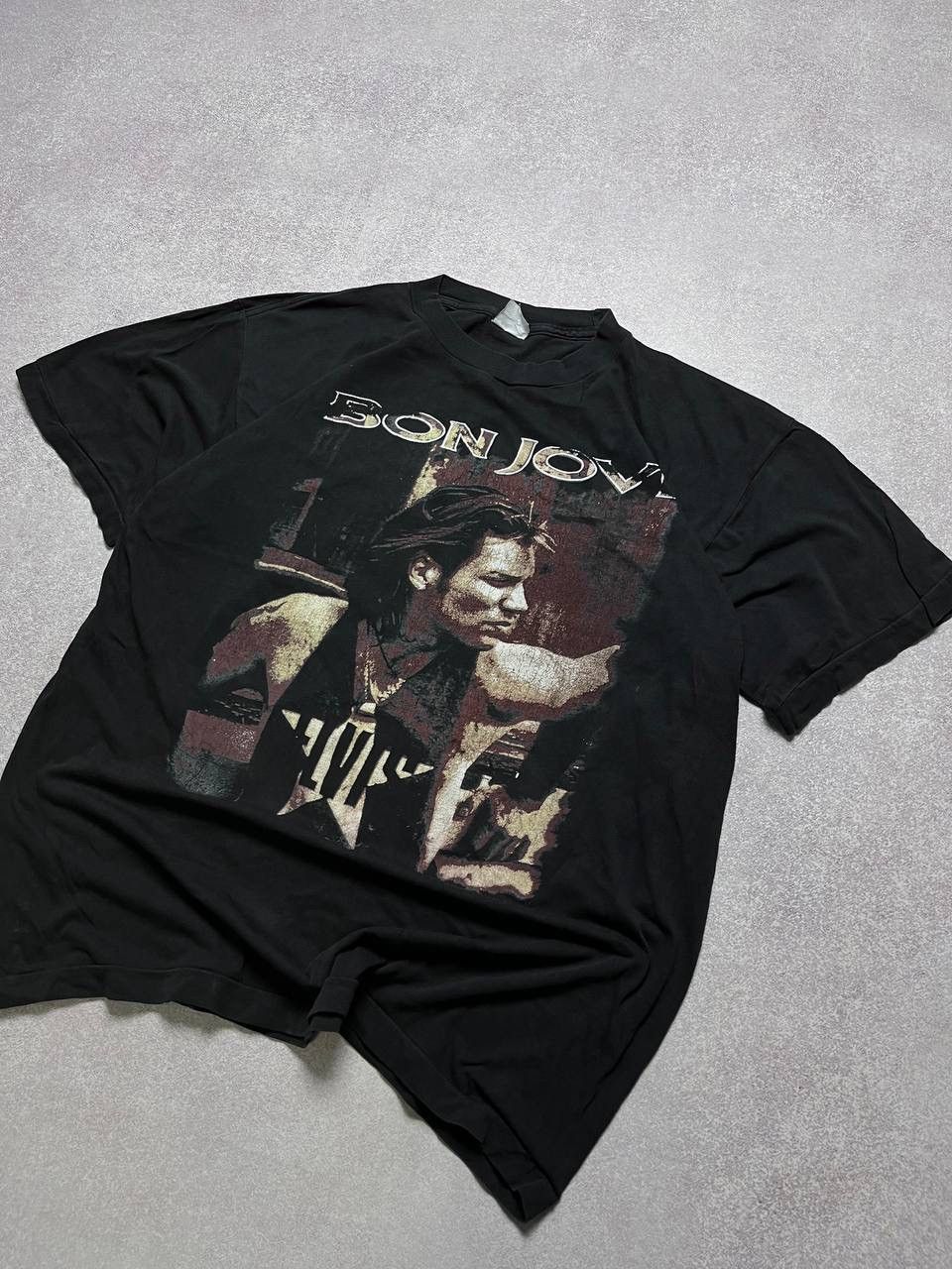 Band Tees × Bon Jovi × Vintage Vintage Bon Jovi World Tour 95' Graphic Tee Single Stich Size US L / EU 52-54 / 3 - 2 Thumbnail