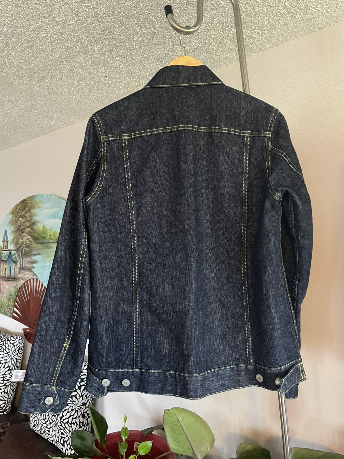 Wtaps Wtaps “Deck” Raw Denim Jean Jacket | Grailed