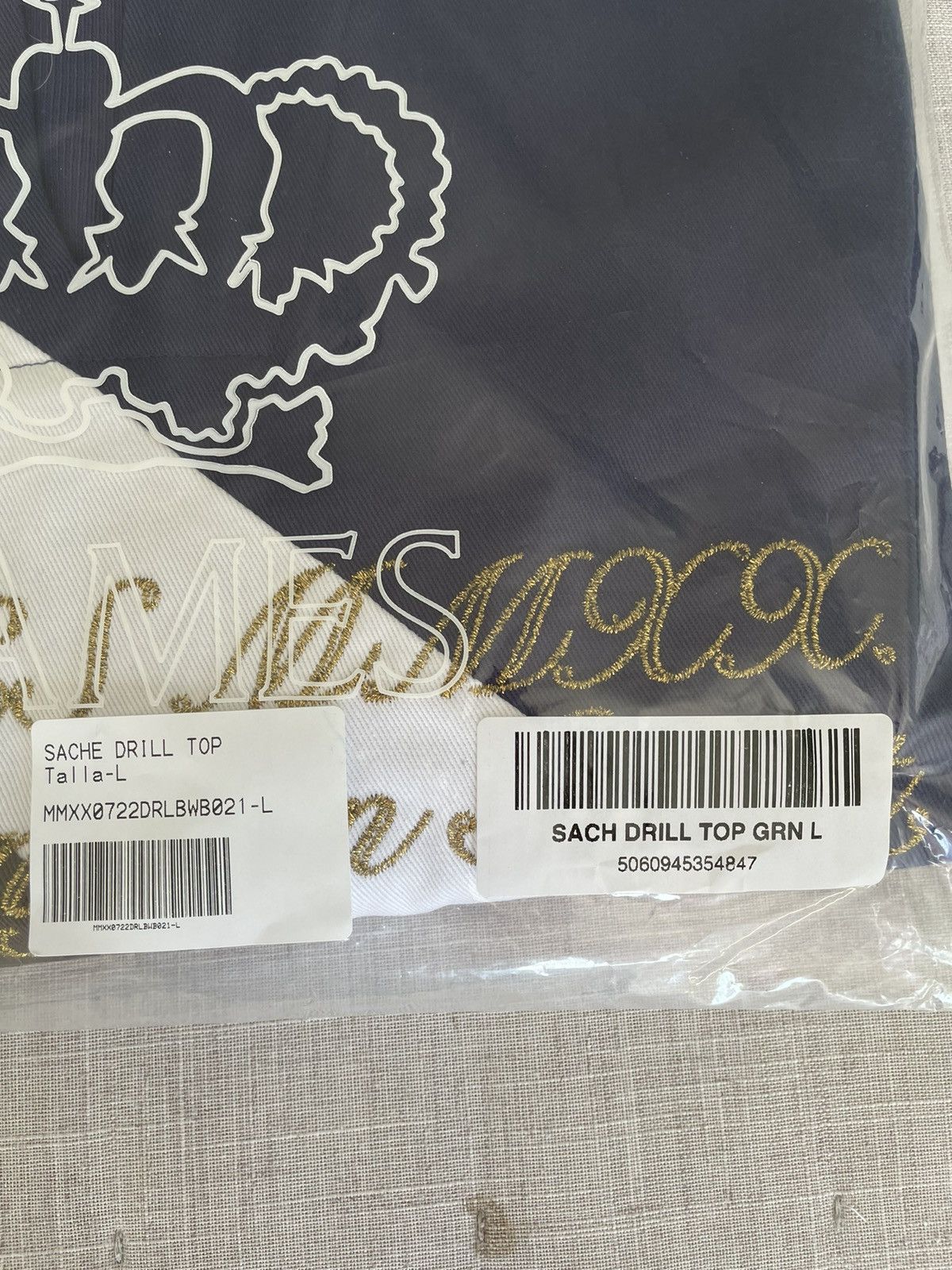 Thames × Thames MMXX. THAMES MMXX - EMBROIDERED FIELD SHIRT Size US L / EU 52-54 / 3 - 5 Thumbnail