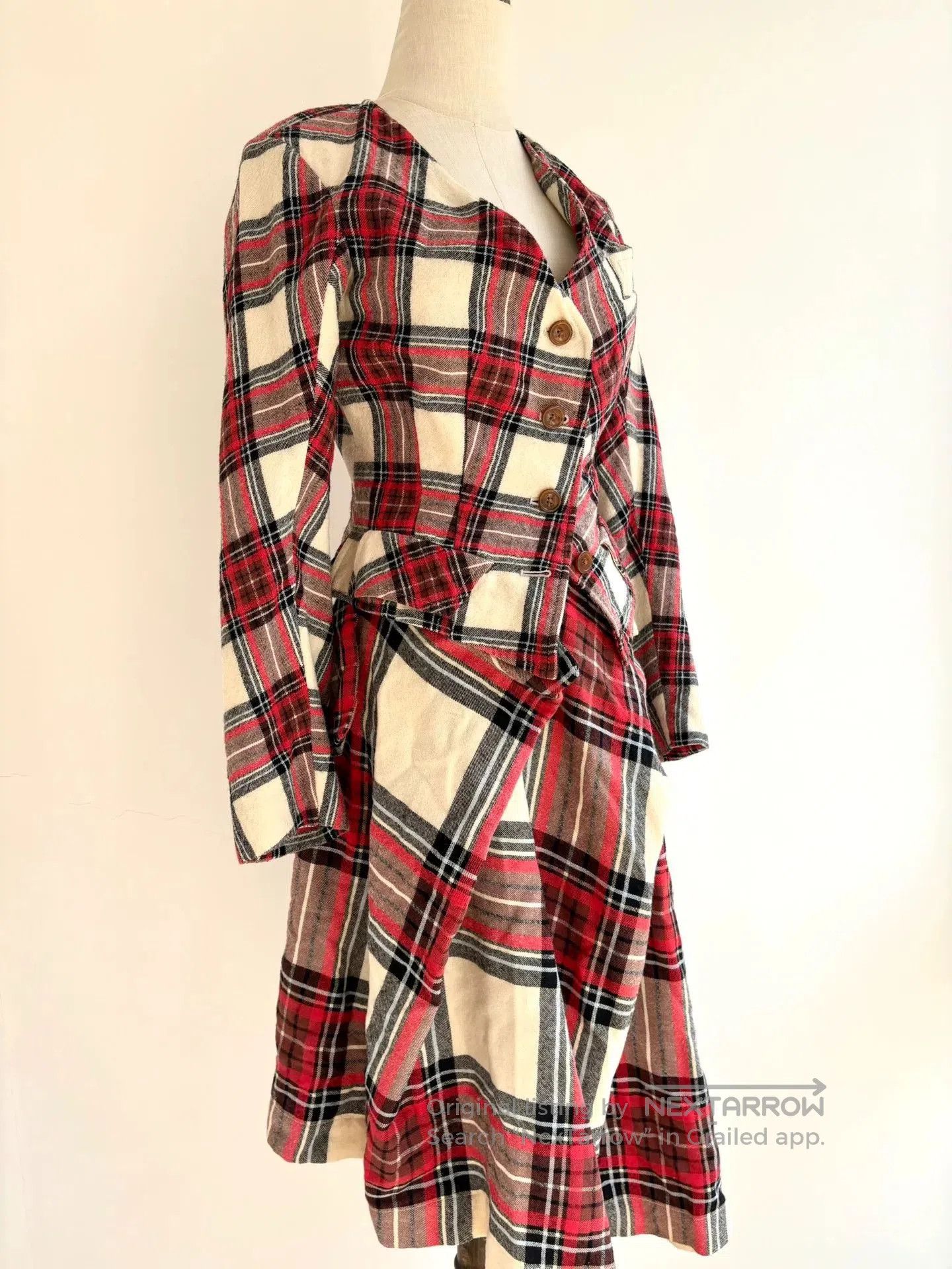 Vivienne Westwood vivienne westwood plaid suit with draped detail. Size M / US 6-8 / IT 42-44 - 4 Thumbnail