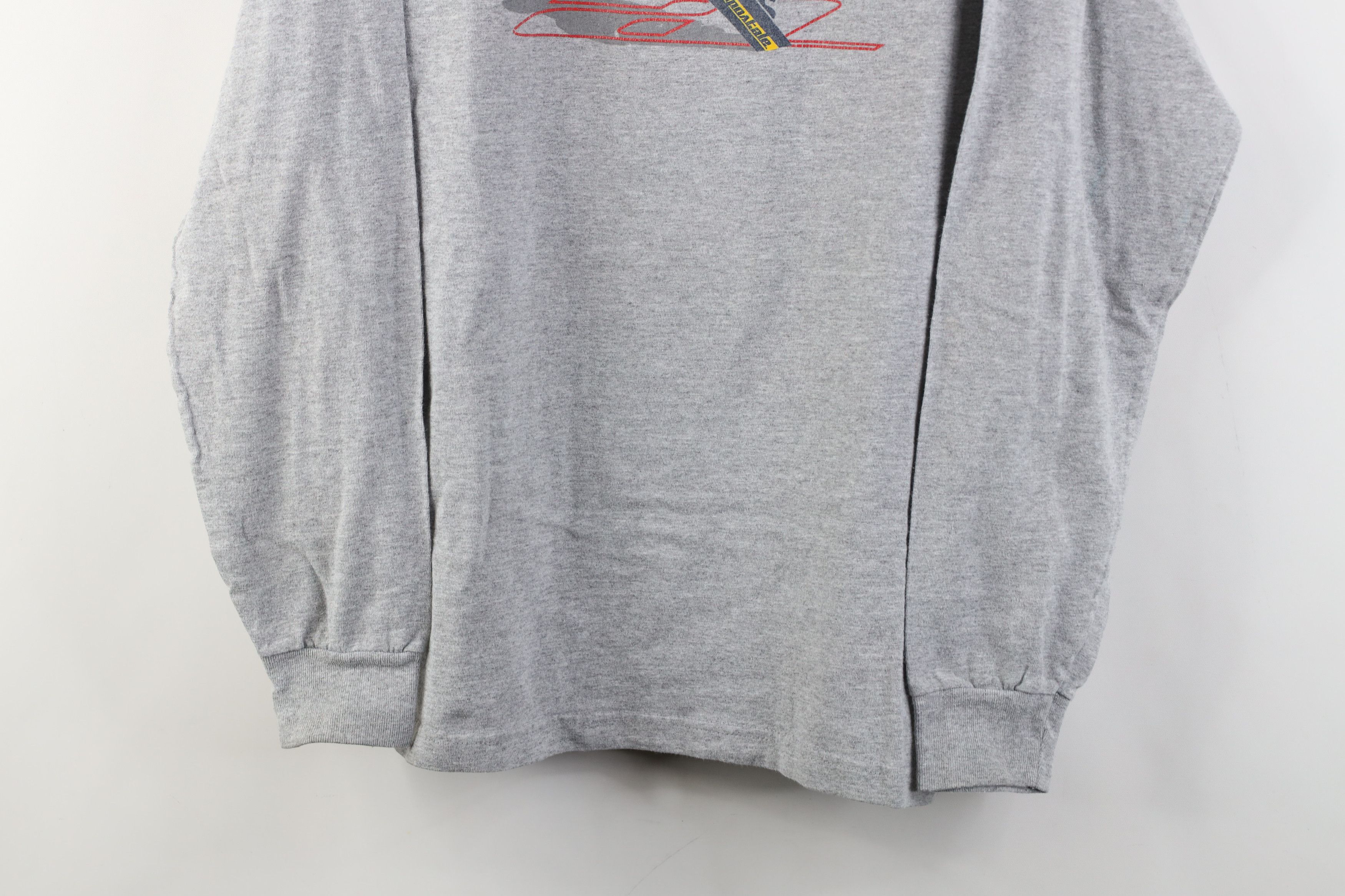Aeropostale Vintage 90s Y2K Aeropostale Long Sleeve T-Shirt Heather Gray Size US M / EU 48-50 / 2 - 3 Thumbnail