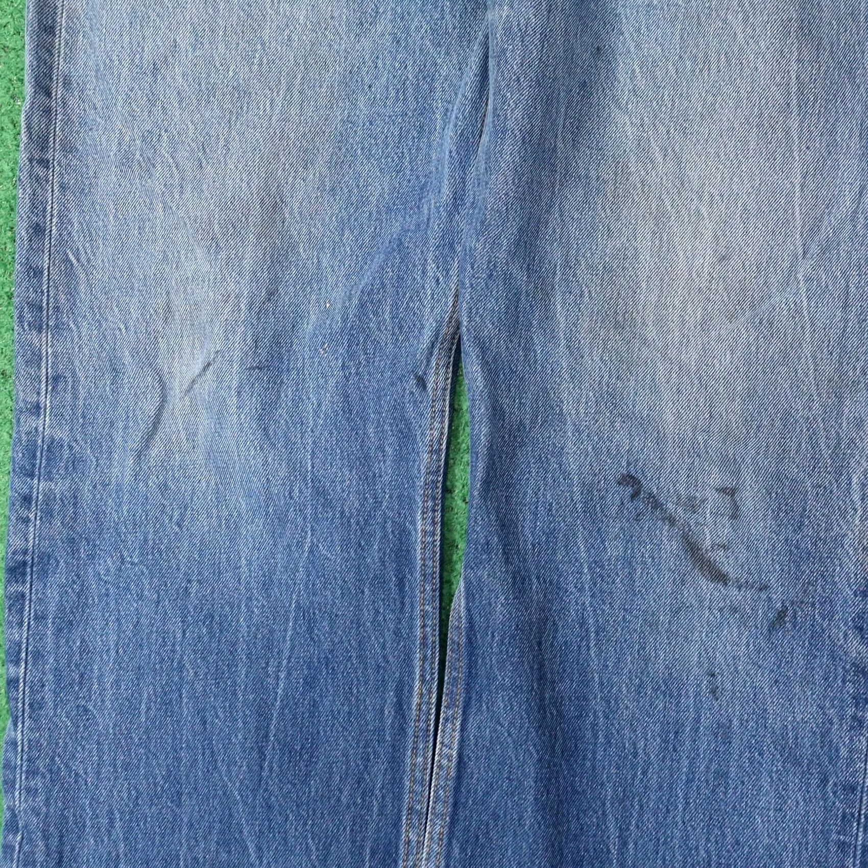 Levi's Levi's 501 Jeans Mens 38 Regular Inseam 30 Blue Distressed Button Fly Straight Denim Pants Size US 38 / EU 54 - 5 Thumbnail