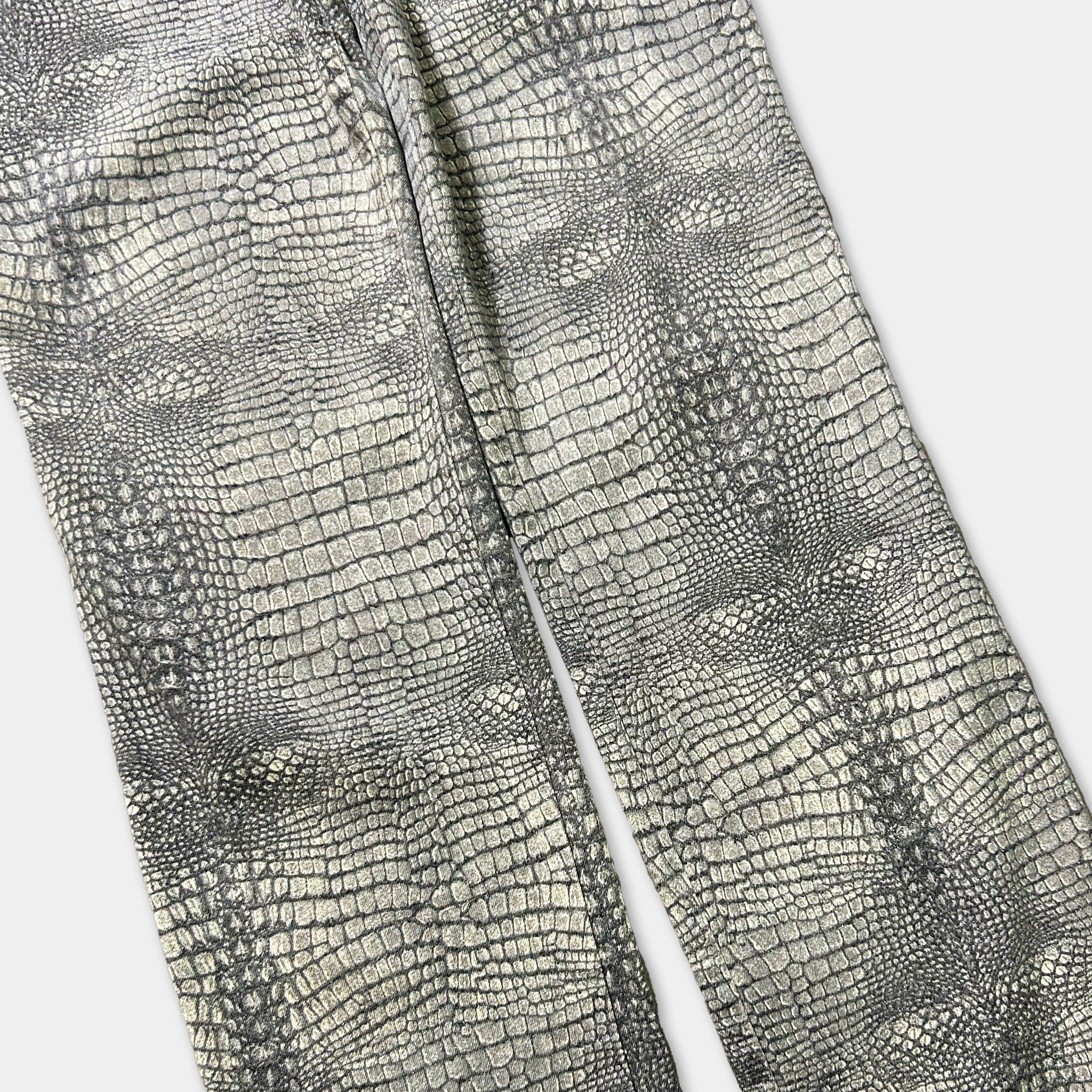 Just Cavalli Just Cavalli 00's Snakeskin Pants Size US 28 / EU 44 - 3 Thumbnail