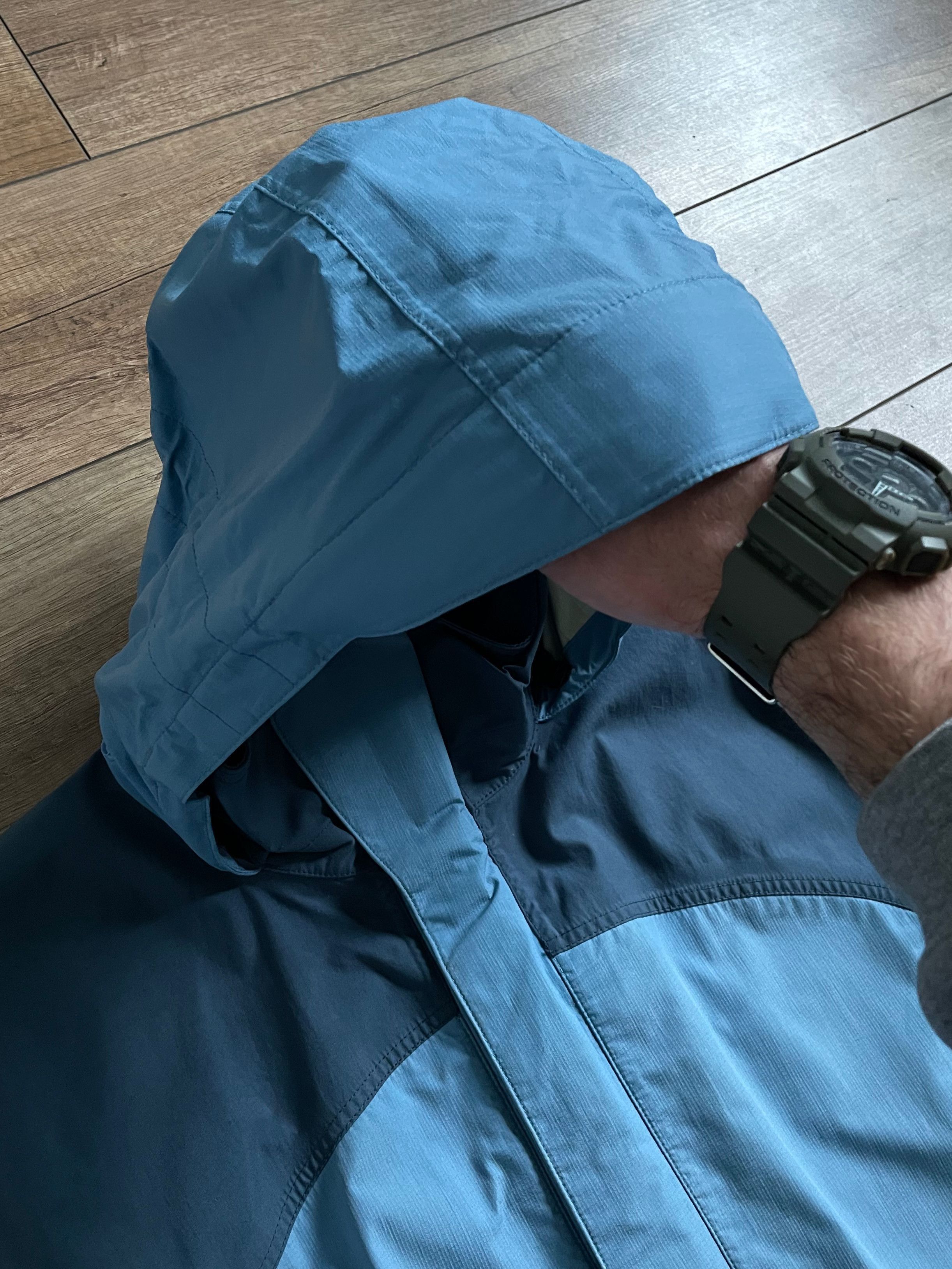 Patagonia Vintage Patagonia GoreTex XCR Blue Hooded Windbreaker Jacket Size M / US 6-8 / IT 42-44 - 7 Thumbnail