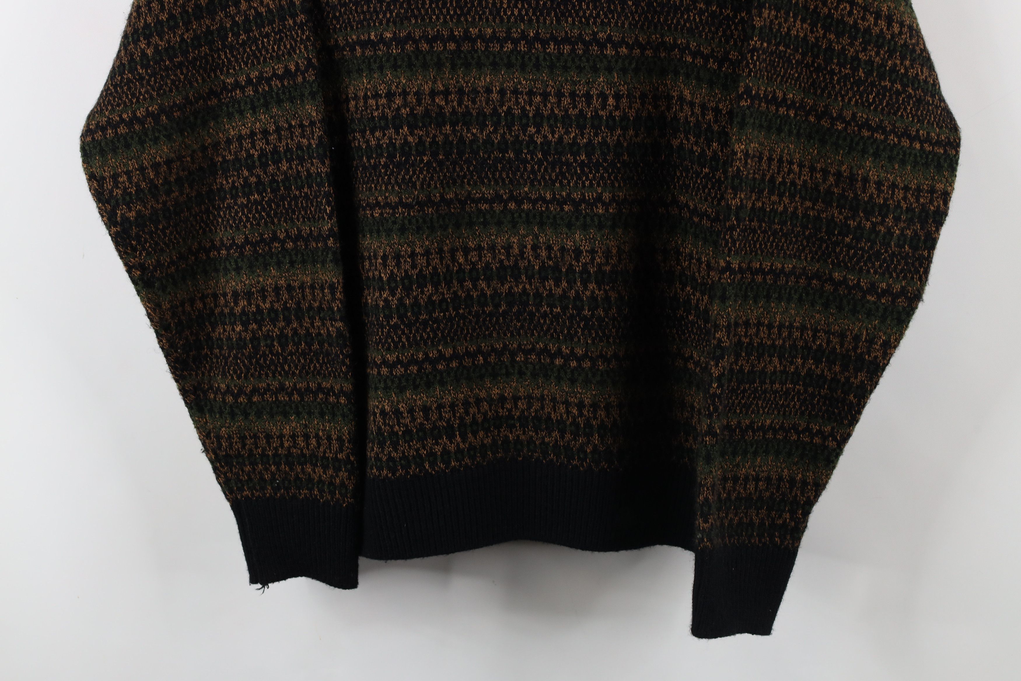 Vintage Vintage 90s Streetwear Knit Crewneck Sweater Earth Tone Size US L / EU 52-54 / 3 - 3 Thumbnail