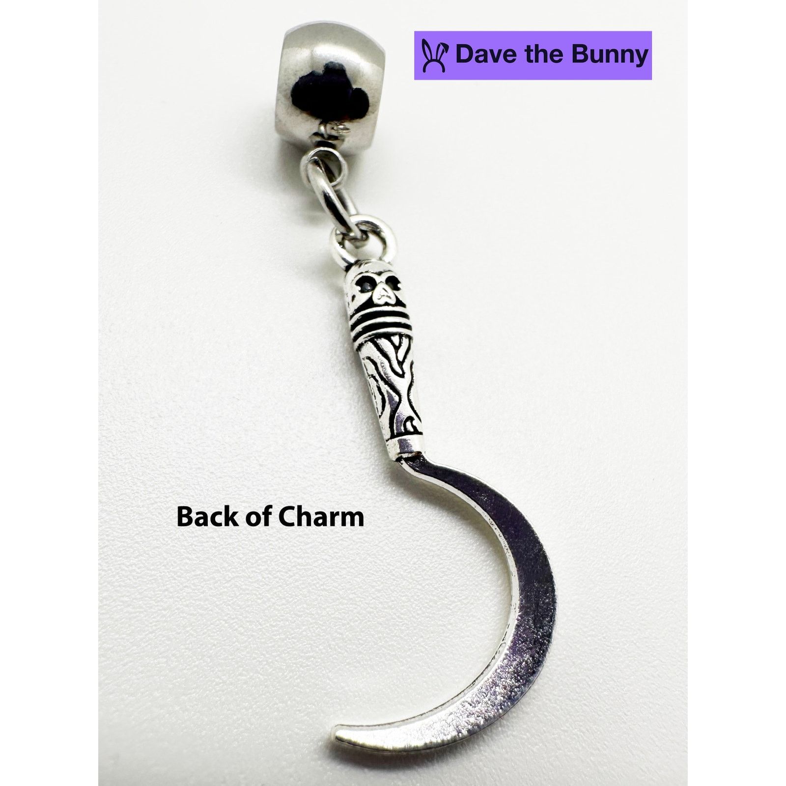 & Other Stories Sickle Necklace - Stainless Steel Snake Chain Size ONE SIZE - 3 Thumbnail