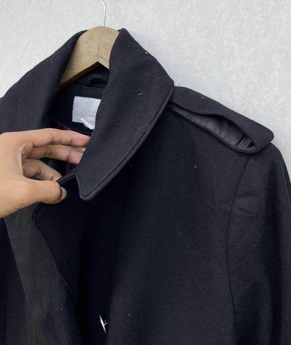 Designer × H&M × Japanese Brand H&M WOMEN'S WOOL BLEND DOUBLE BREASTED COAT/JACKET Size M / US 6-8 / IT 42-44 - 5 Thumbnail