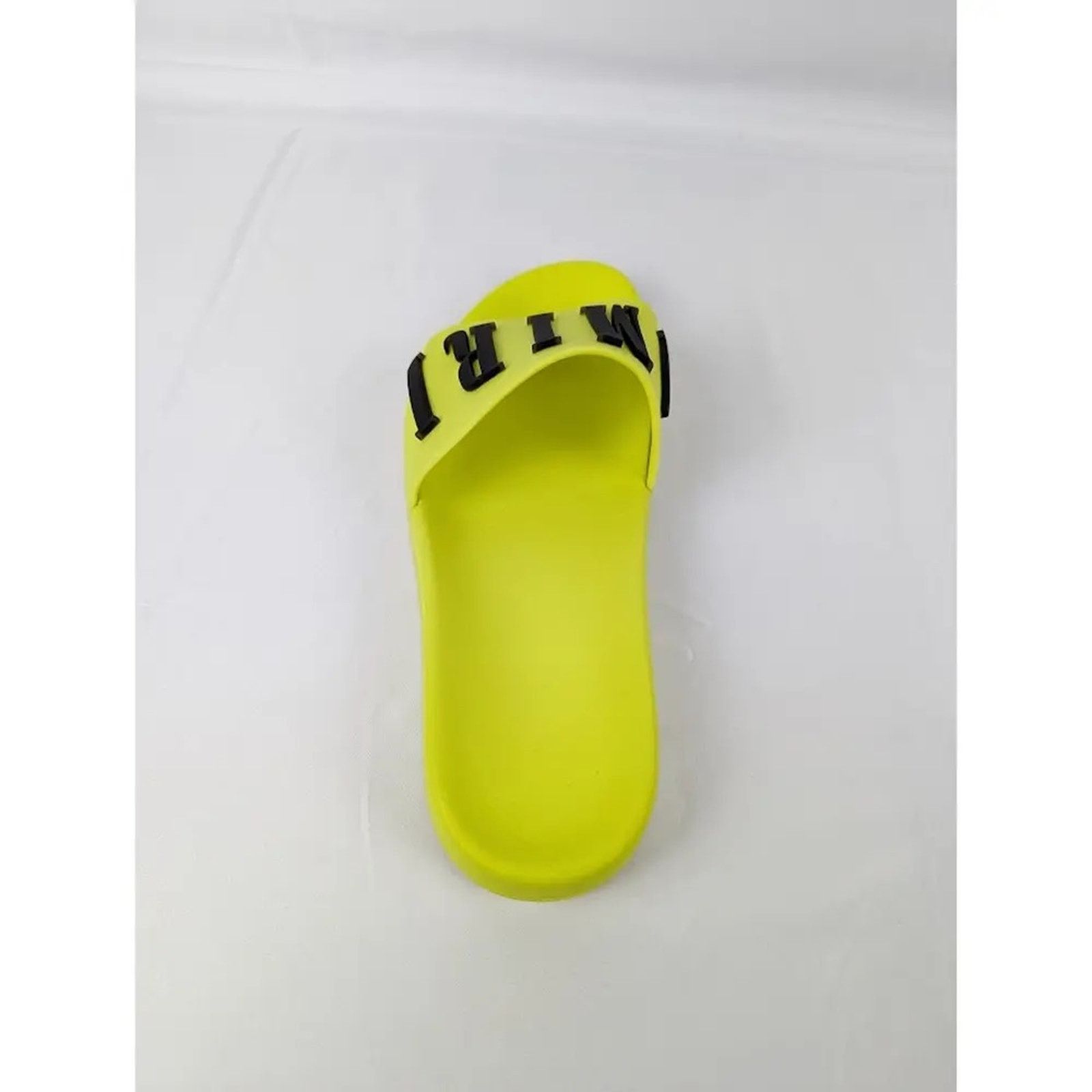 Amiri o1rshd1 Logo Pool Slide in Yellow/Black Size US 14 / EU 47 - 6 Thumbnail