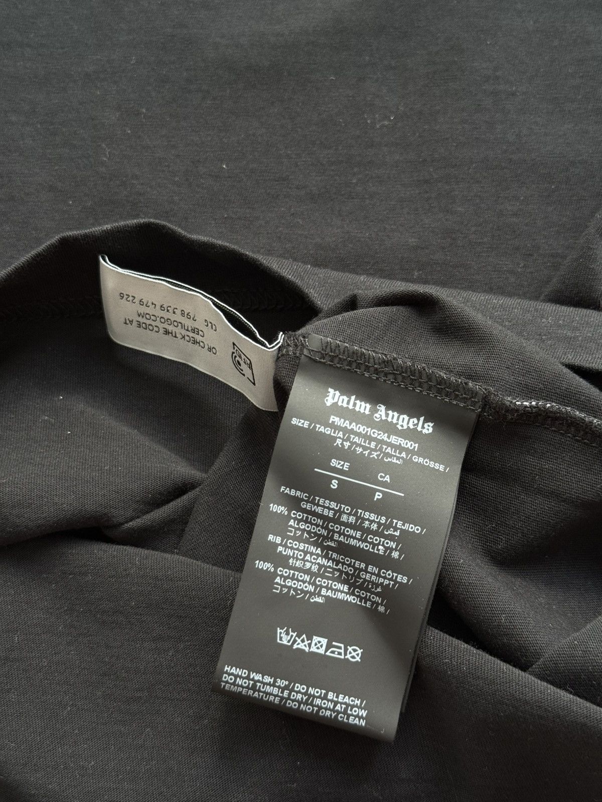 Palm Angels Palm Angels Heavensake Grand Prix de Monaco Tee Black Azure Size US S / EU 44-46 / 1 - 14 Thumbnail
