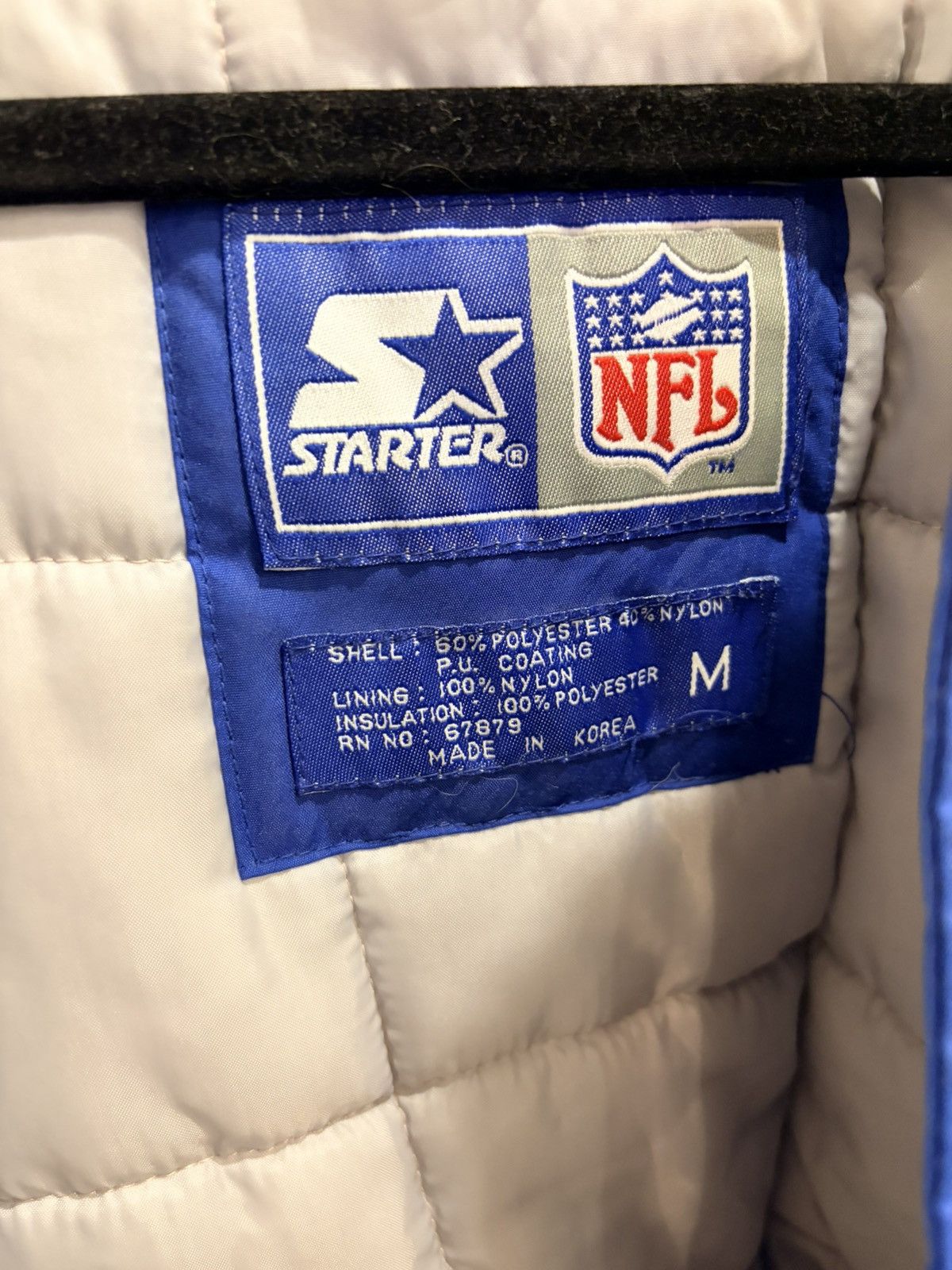 Starter Dallas Cowboys 90s Starter Puffer Jacket Size US M / EU 48-50 / 2 - 4 Thumbnail