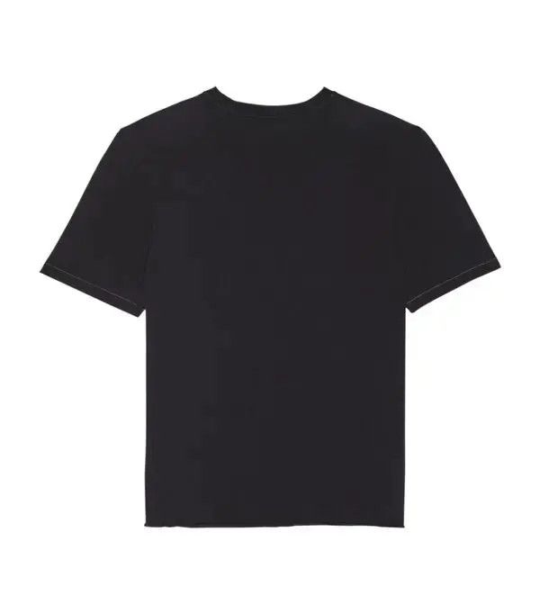 Saint Laurent Paris o1b1hav110525 682175 Heart Print T-Shirt in Blac Size US XS / EU 42 / 0 - 3 Thumbnail