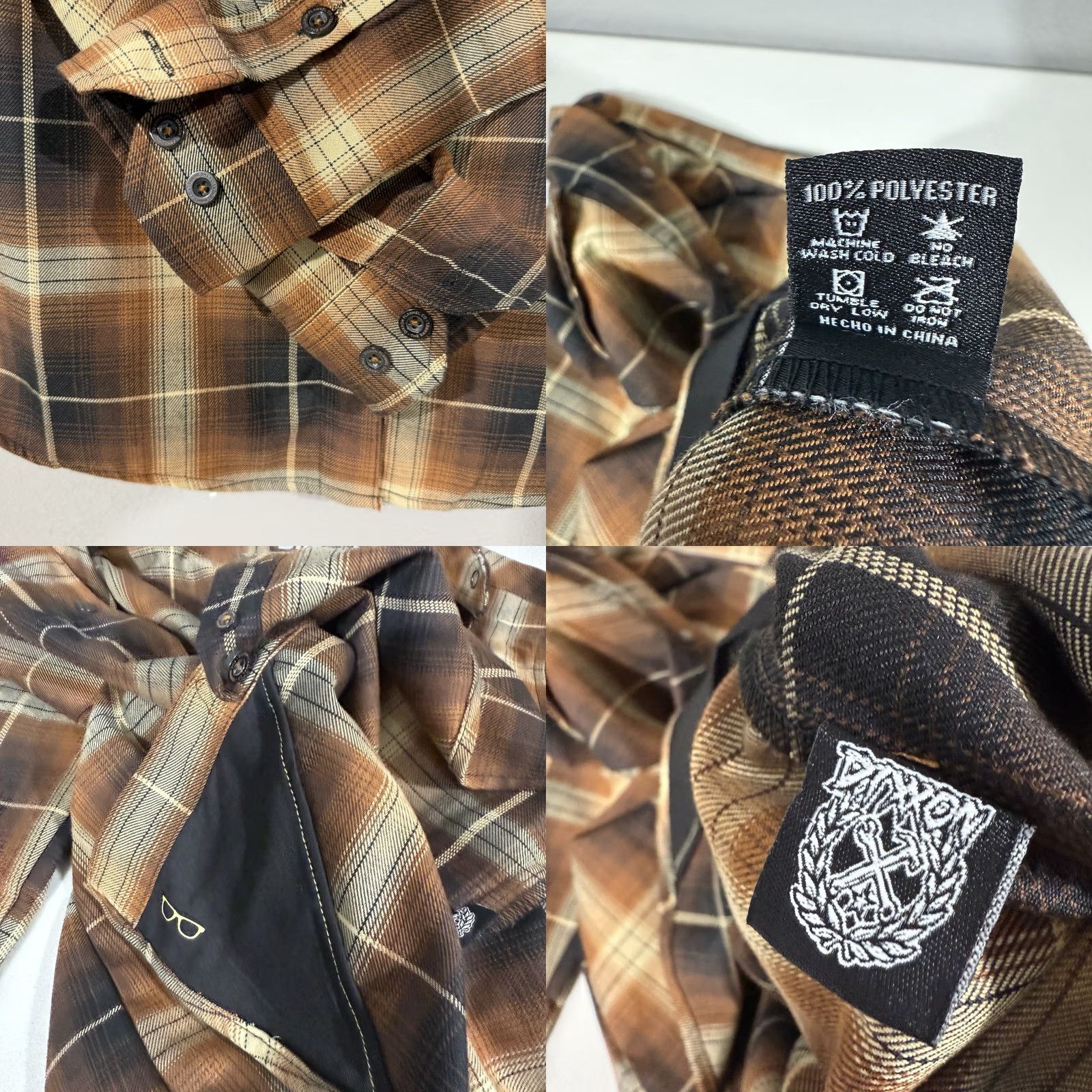 Vintage Dixxon Shirt Womens M Brown Black Plaid Button Snap The Barrel Flannel Casual Casual Shirt Womens M Brown Black Plaid Button Snap The Barrel Flannel Size M / US 6-8 / IT 42-44 - 8 Thumbnail