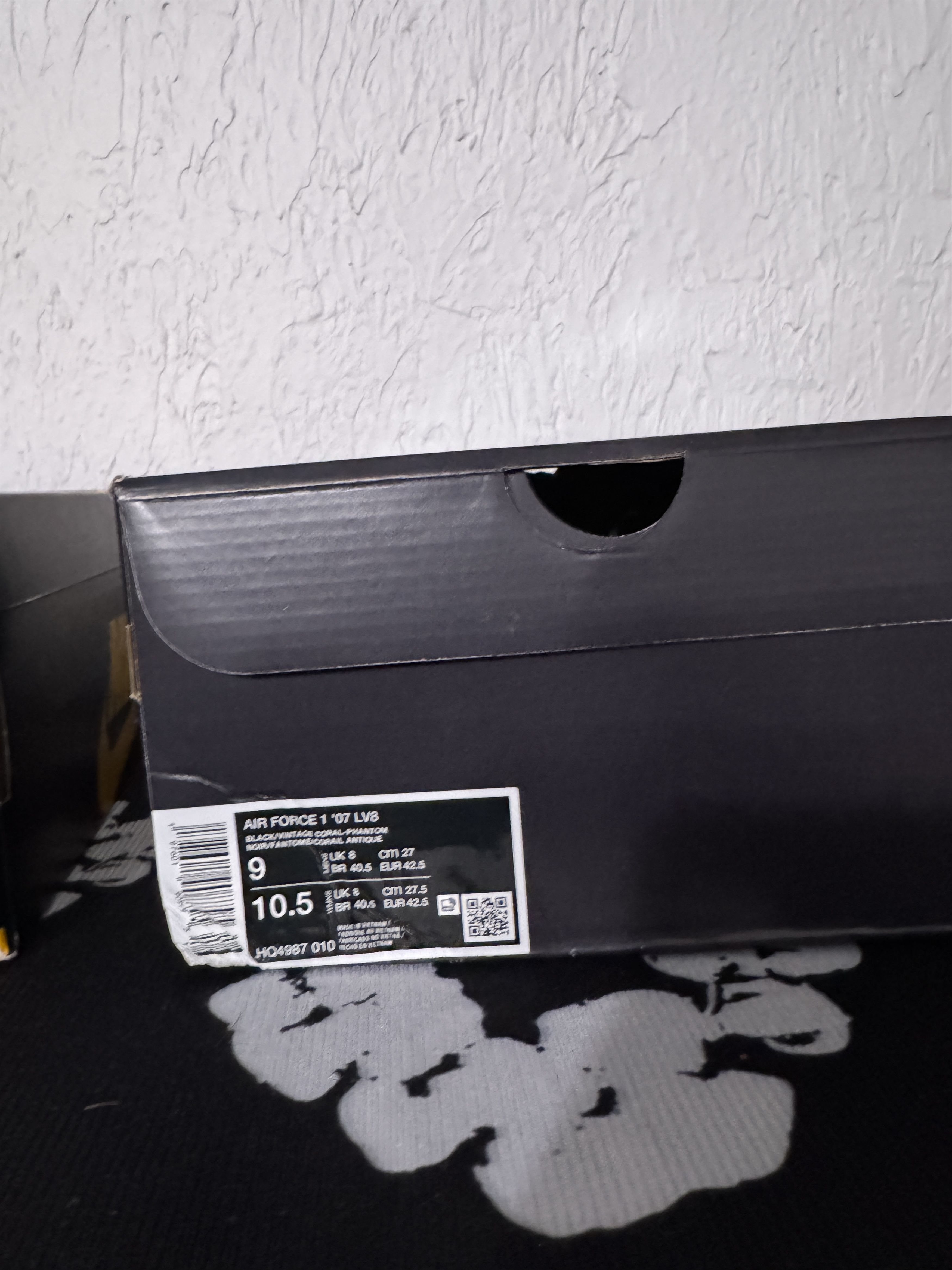 Nike US 9 - Nike Air Force One Low '07 LV8 "Vintage Coral" Black Size US 9 / EU 42 - 9 Thumbnail