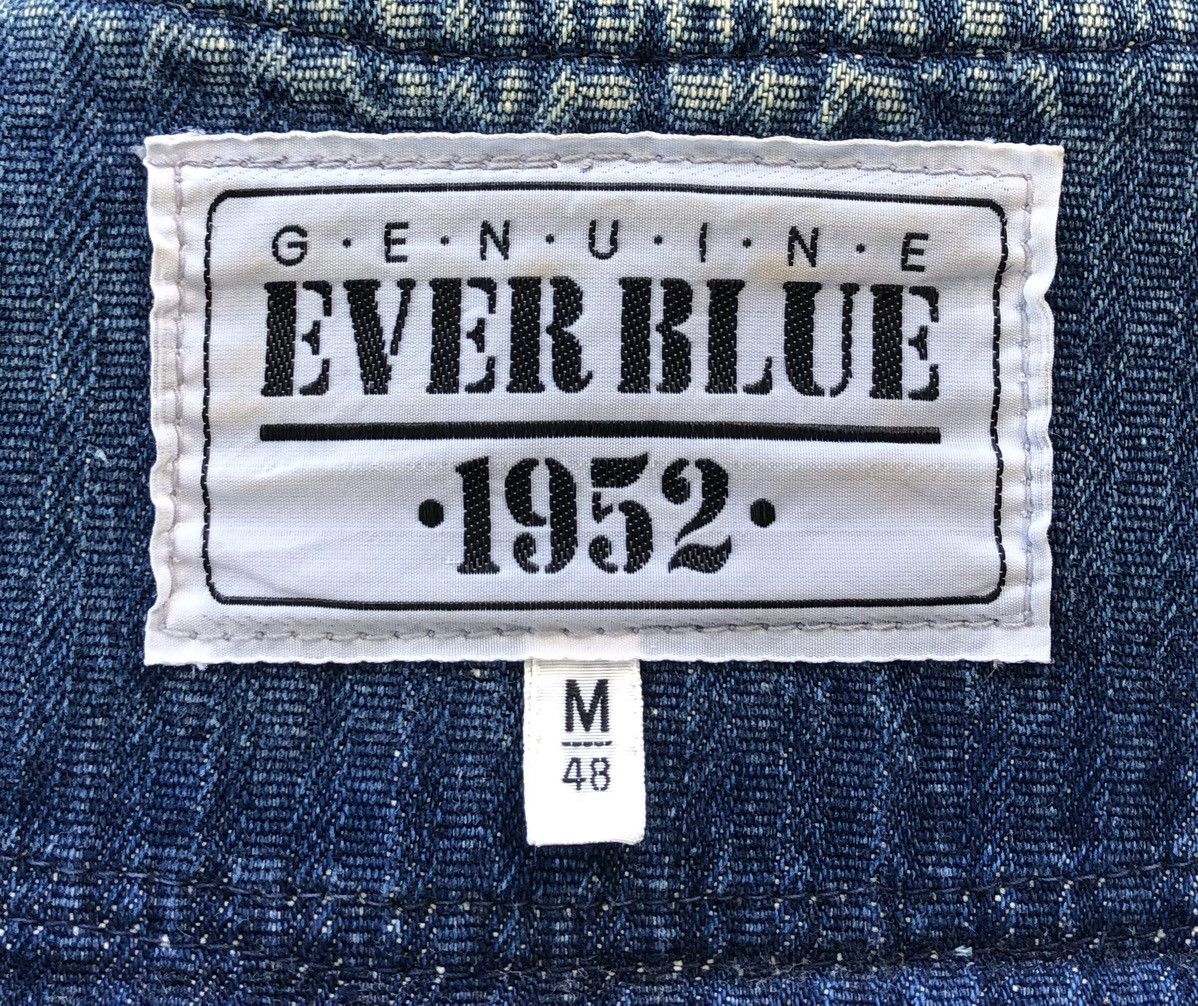 Vintage Vintage Ever Blue 1952 Striped Denim Bomber Jacket Size US M / EU 48-50 / 2 - 17 Thumbnail