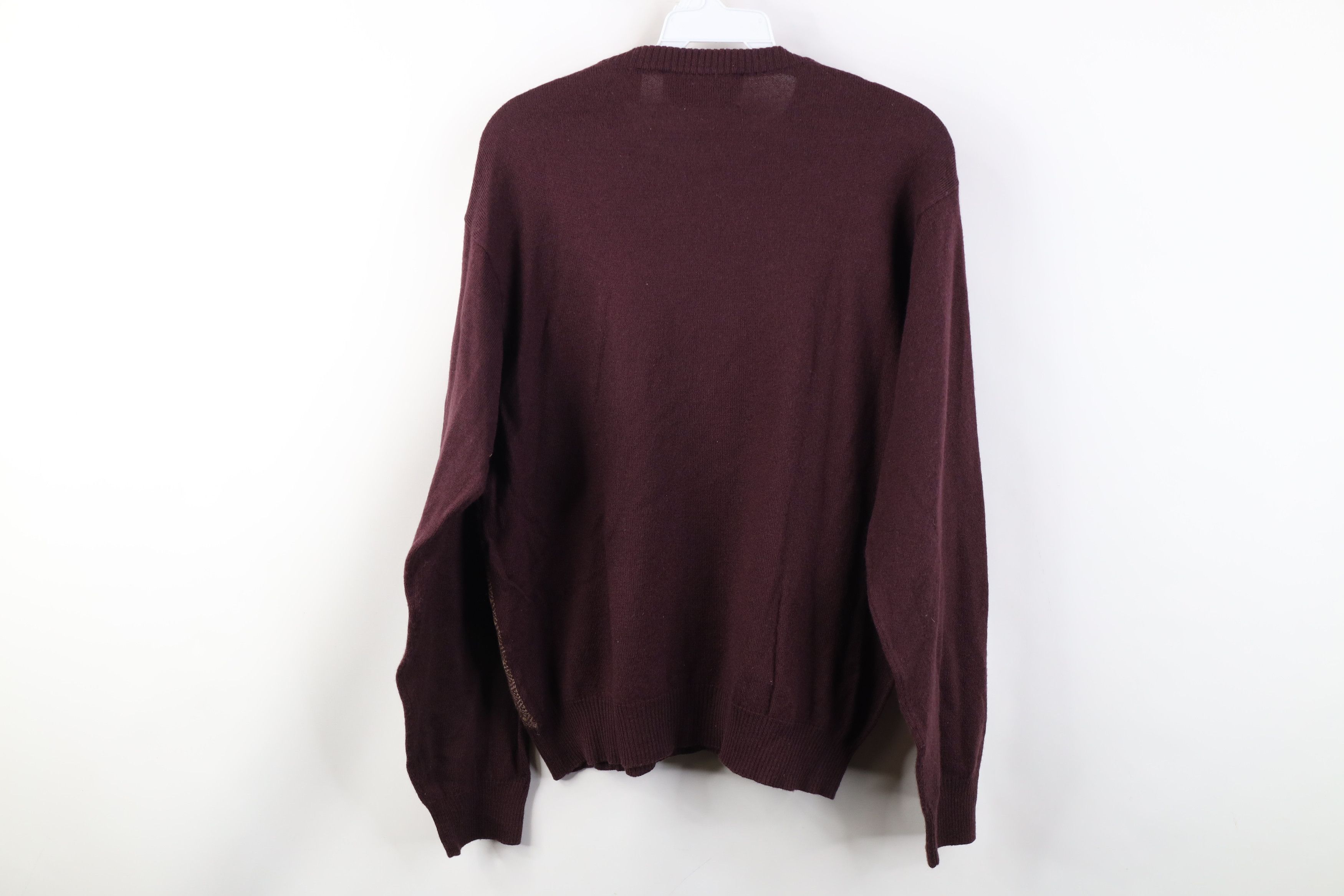 Vintage Vintage 90s Streetwear Diamond Wool Blend Knit Sweater Size M / US 6-8 / IT 42-44 - 7 Thumbnail