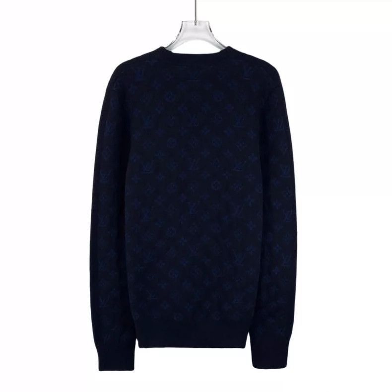 Louis Vuitton Louis Vuitton Blue Cashmere Knit Sweater -2505 Size US S / EU 44-46 / 1 - 2 Thumbnail